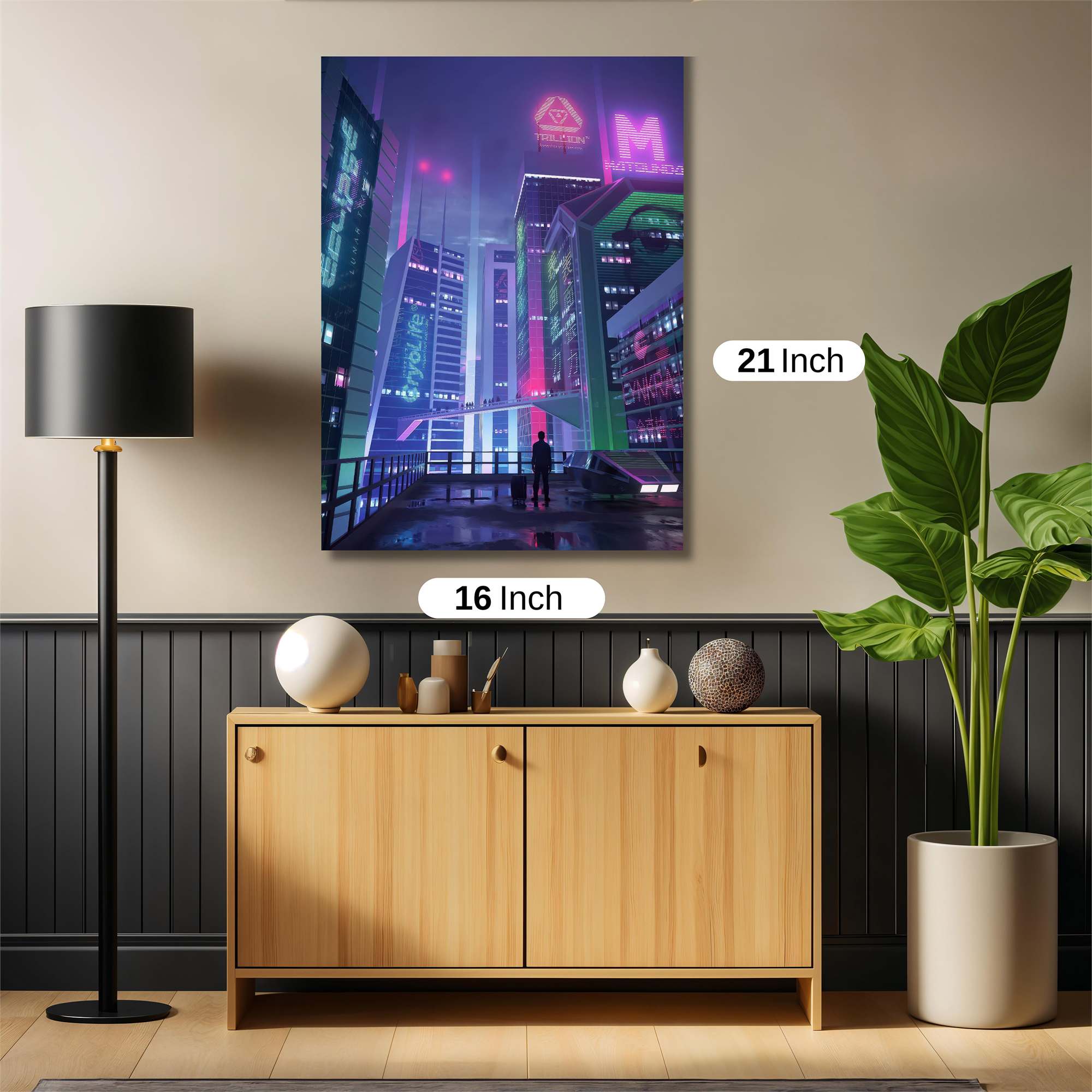 Neon Reverie Safe Wall Magnetic / M