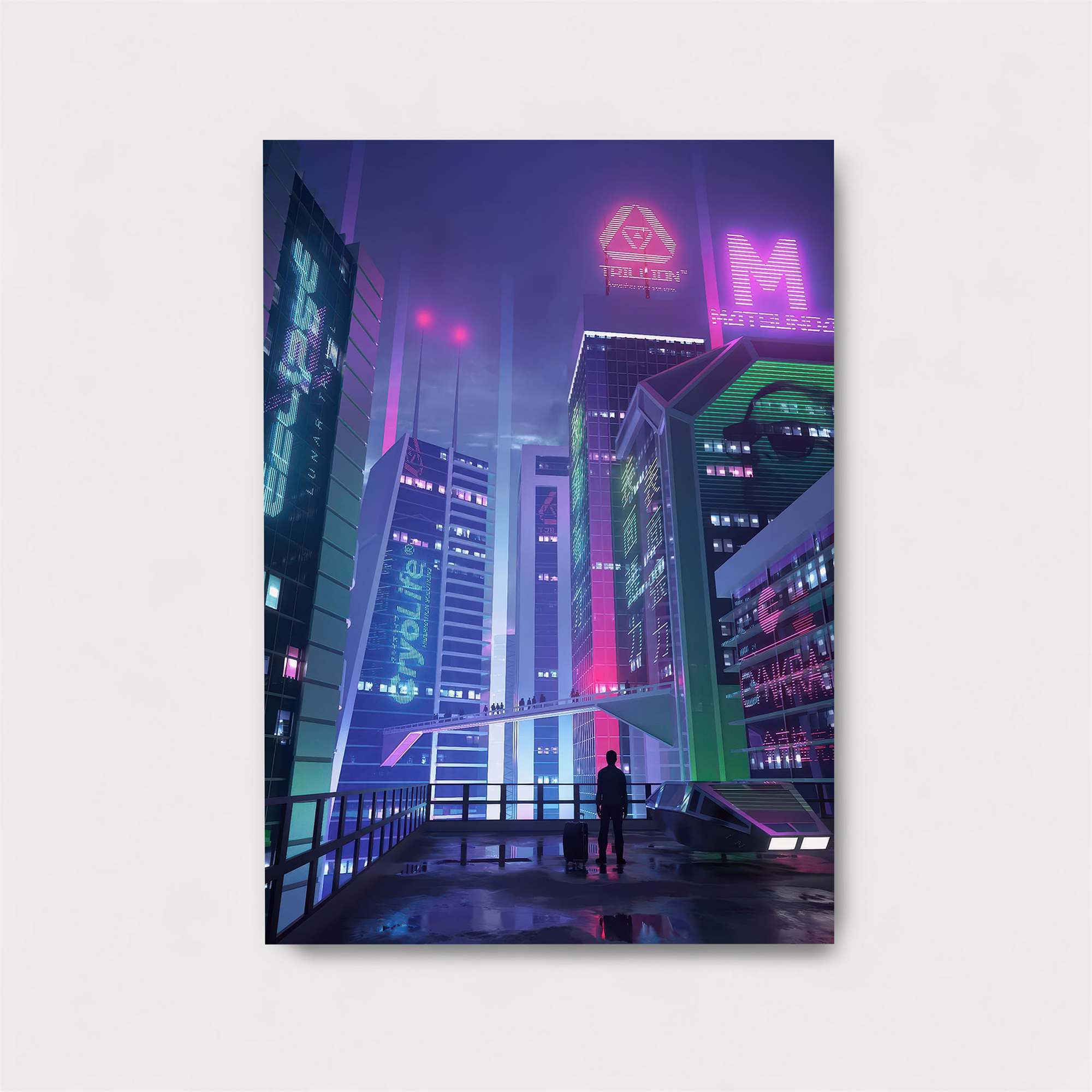 Neon Reverie Safe Wall Magnetic / M