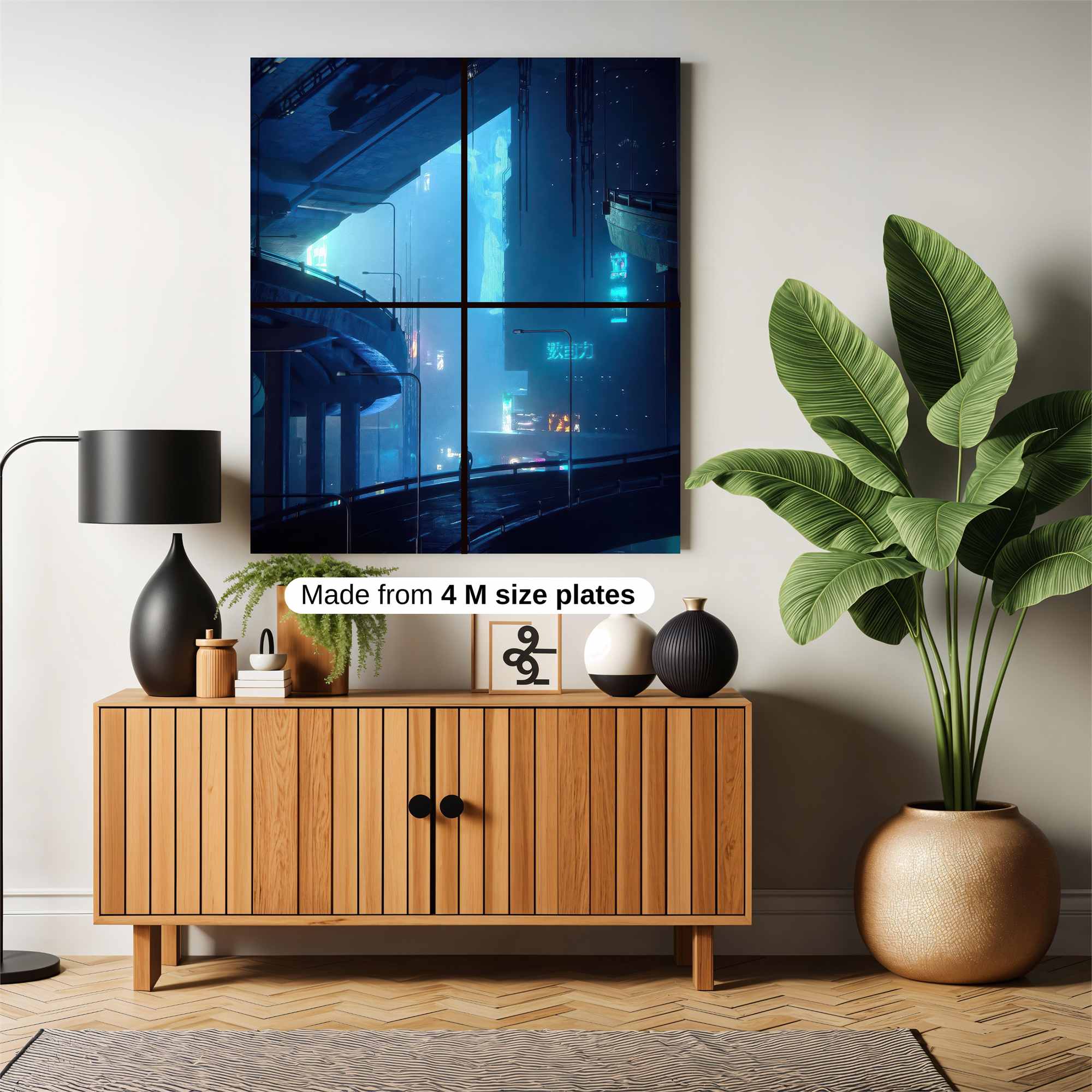 Neon Solitude Safe Wall Magnetic / M