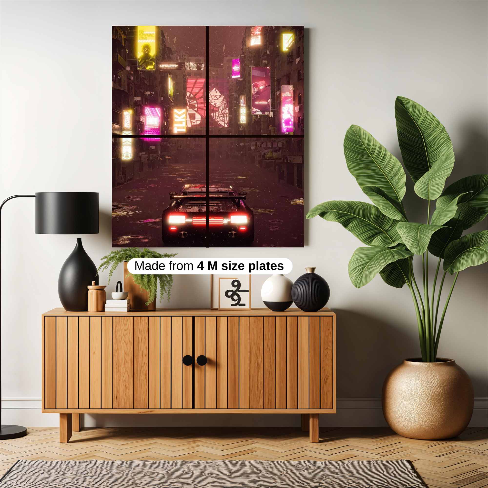 Neon Escape Safe Wall Magnetic / M