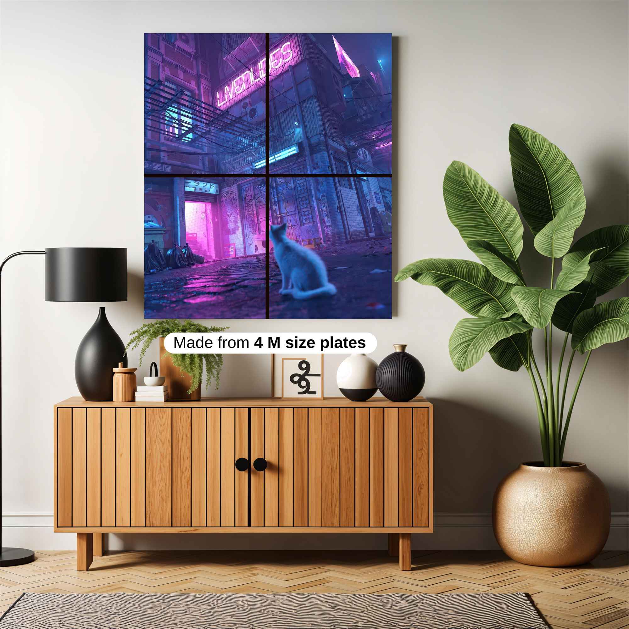 Neon Serenity Safe Wall Magnetic / M