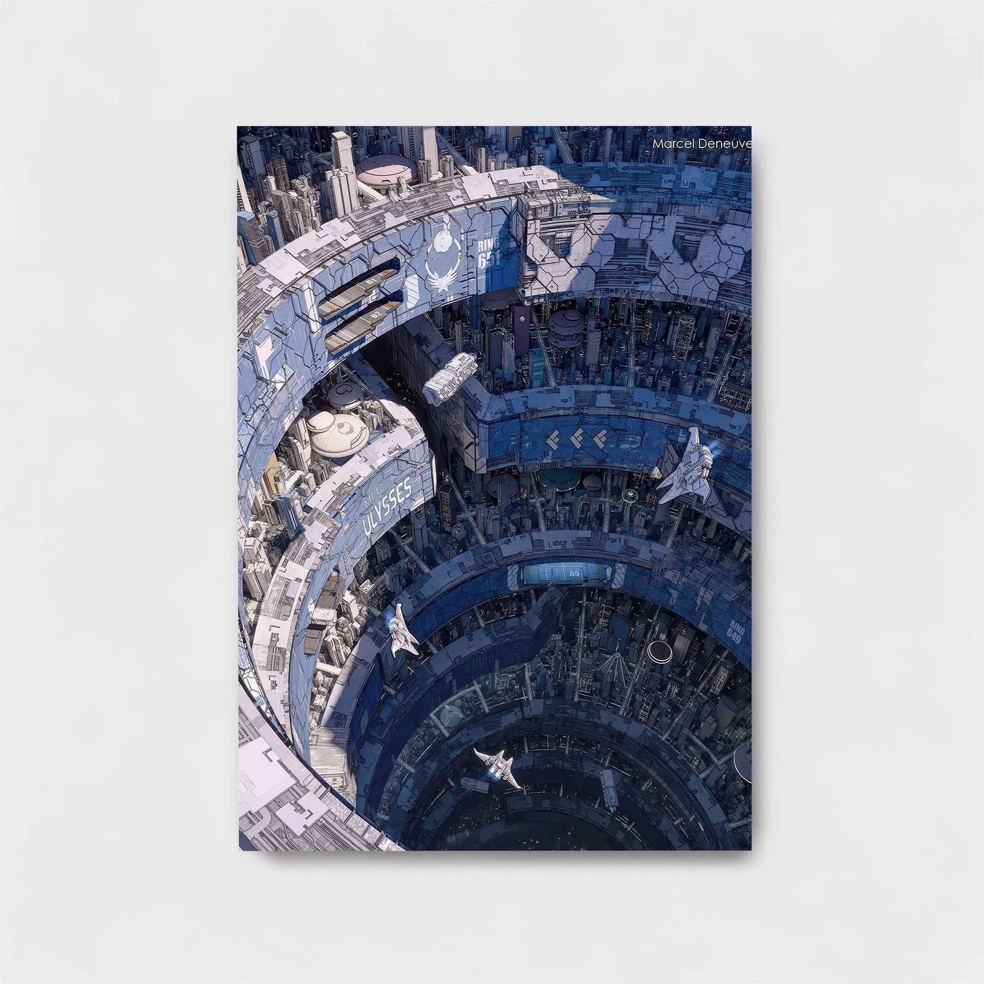 Futuristic Descent Safe Wall Magnetic / M