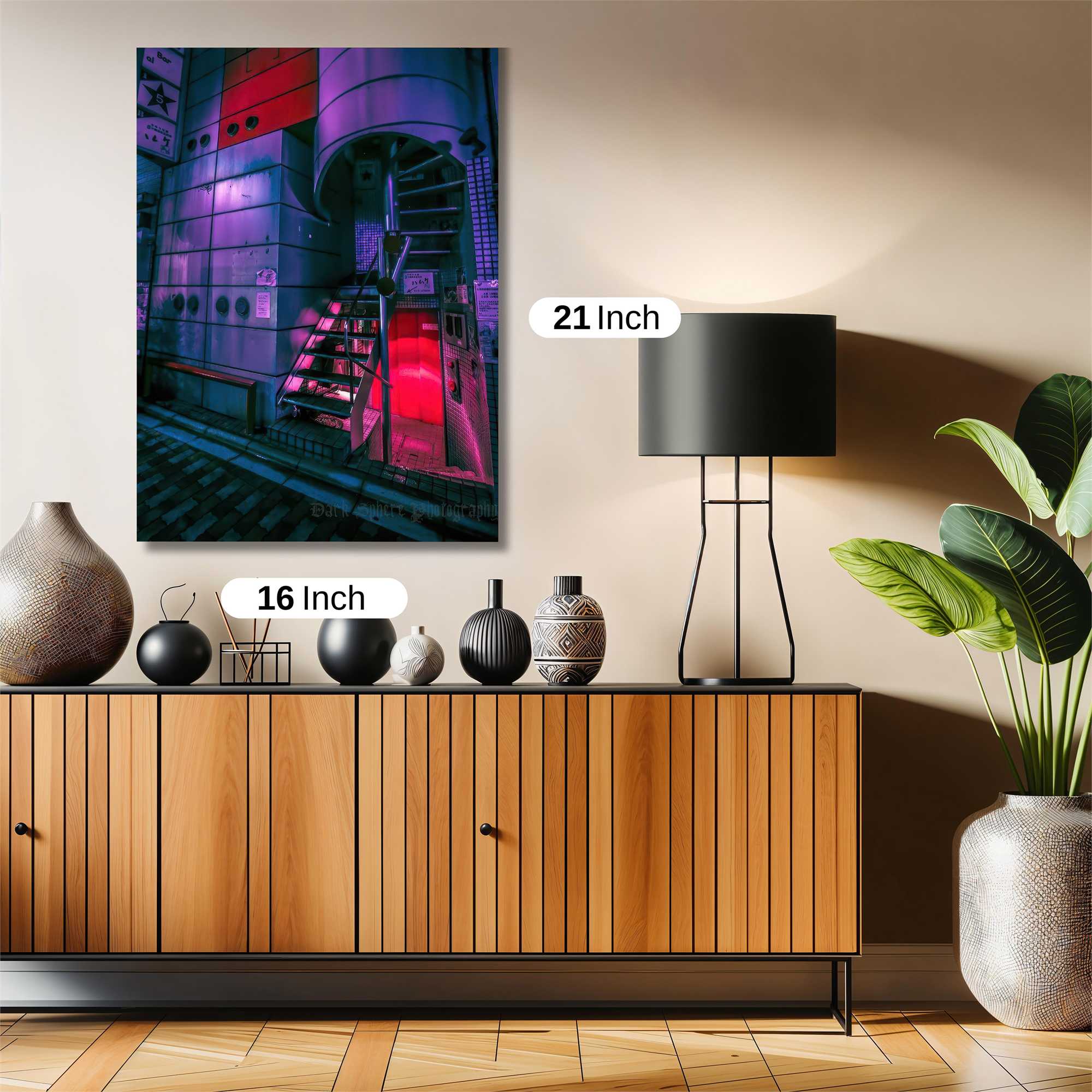 Neon Spiral Safe Wall Magnetic / M