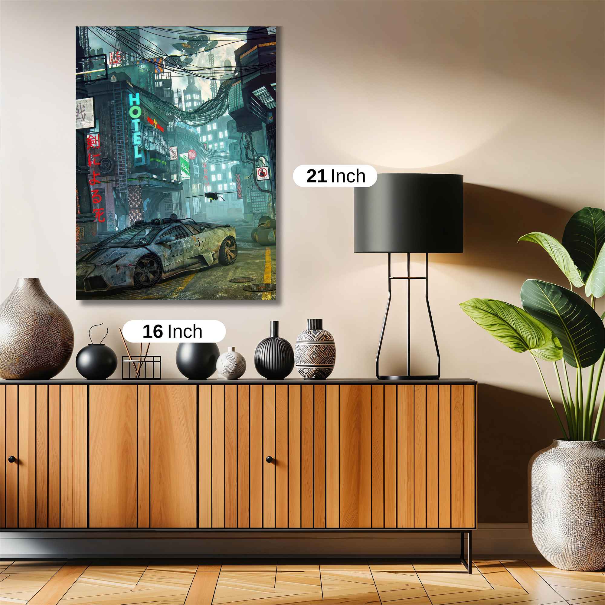 Neon Desolation Safe Wall Magnetic / M