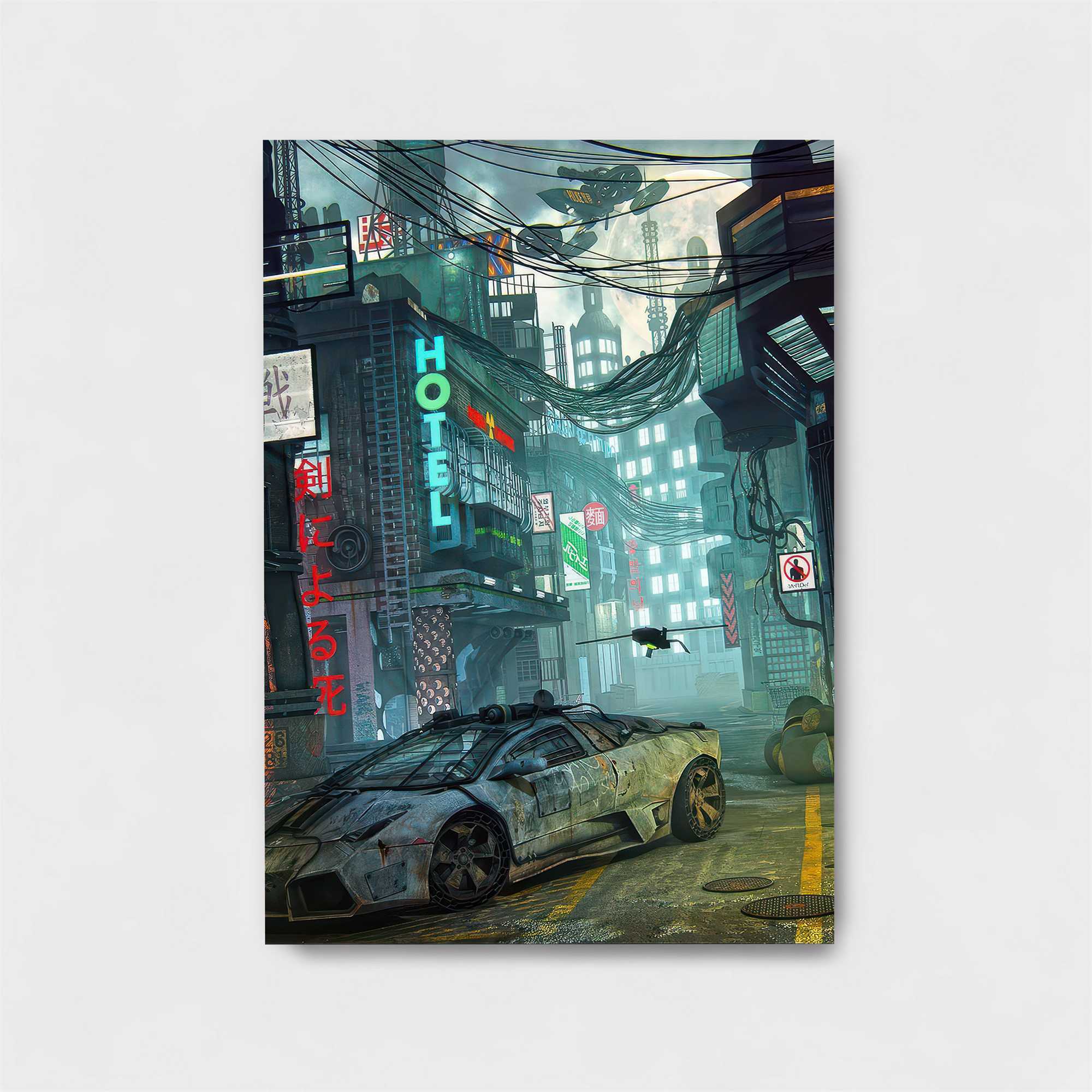 Neon Desolation Safe Wall Magnetic / M