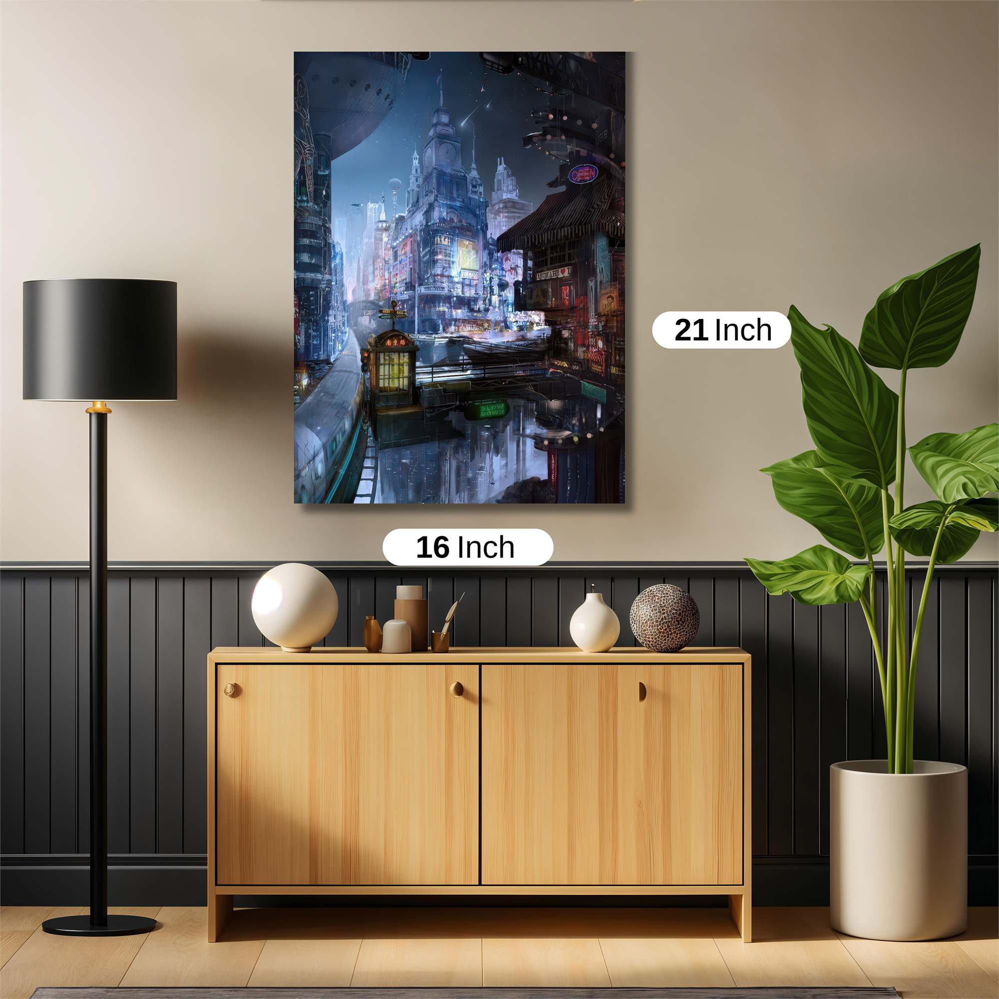 Futuristic Reverie Safe Wall Magnetic / M