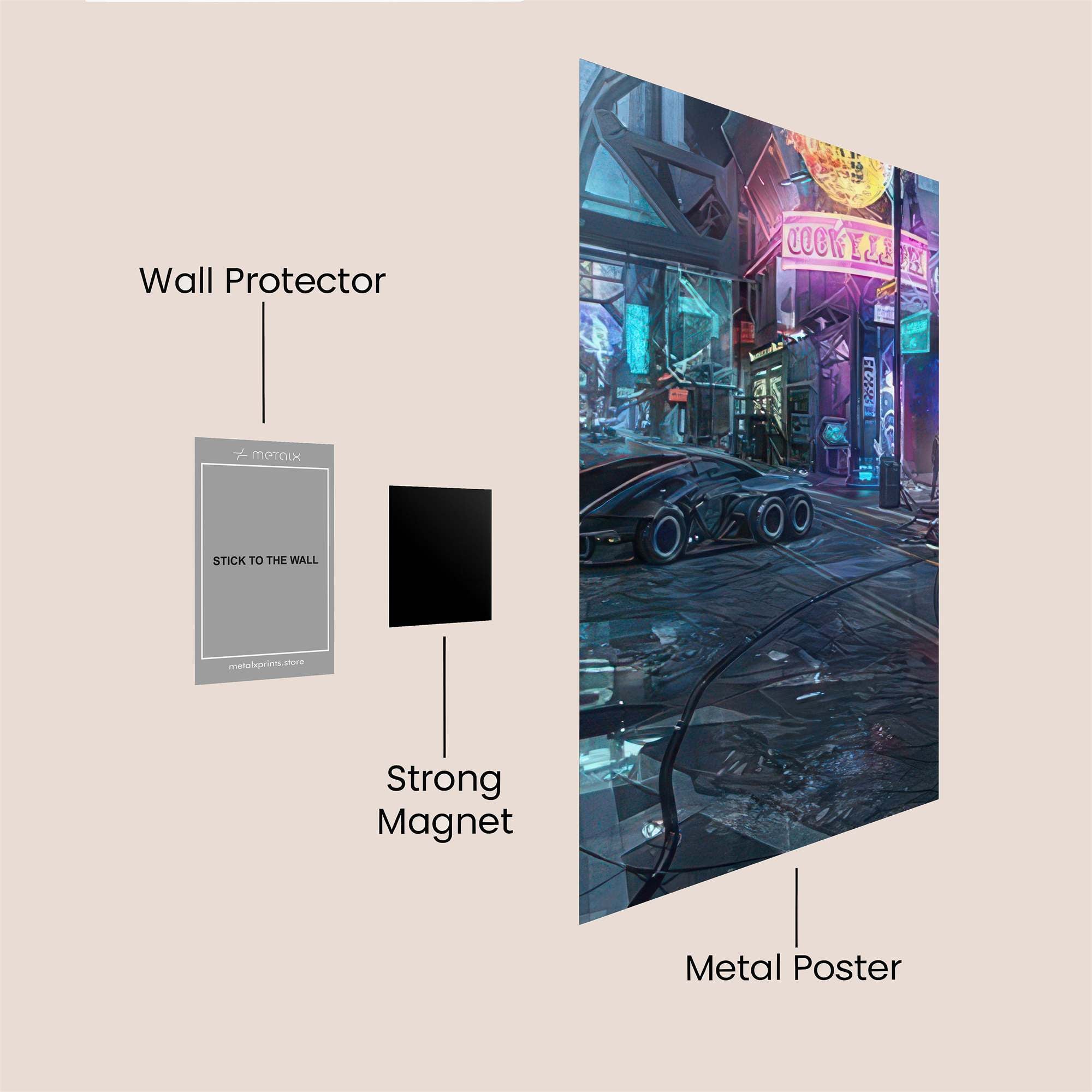 Galactic Whirl Safe Wall Magnetic / M