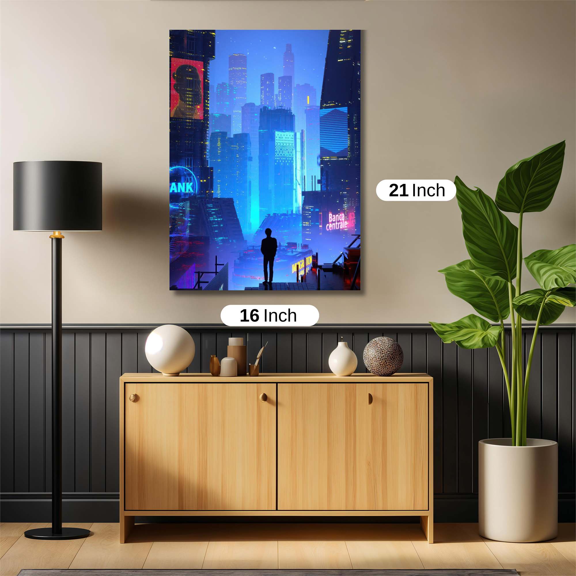 Futuristic Reverie Safe Wall Magnetic / M