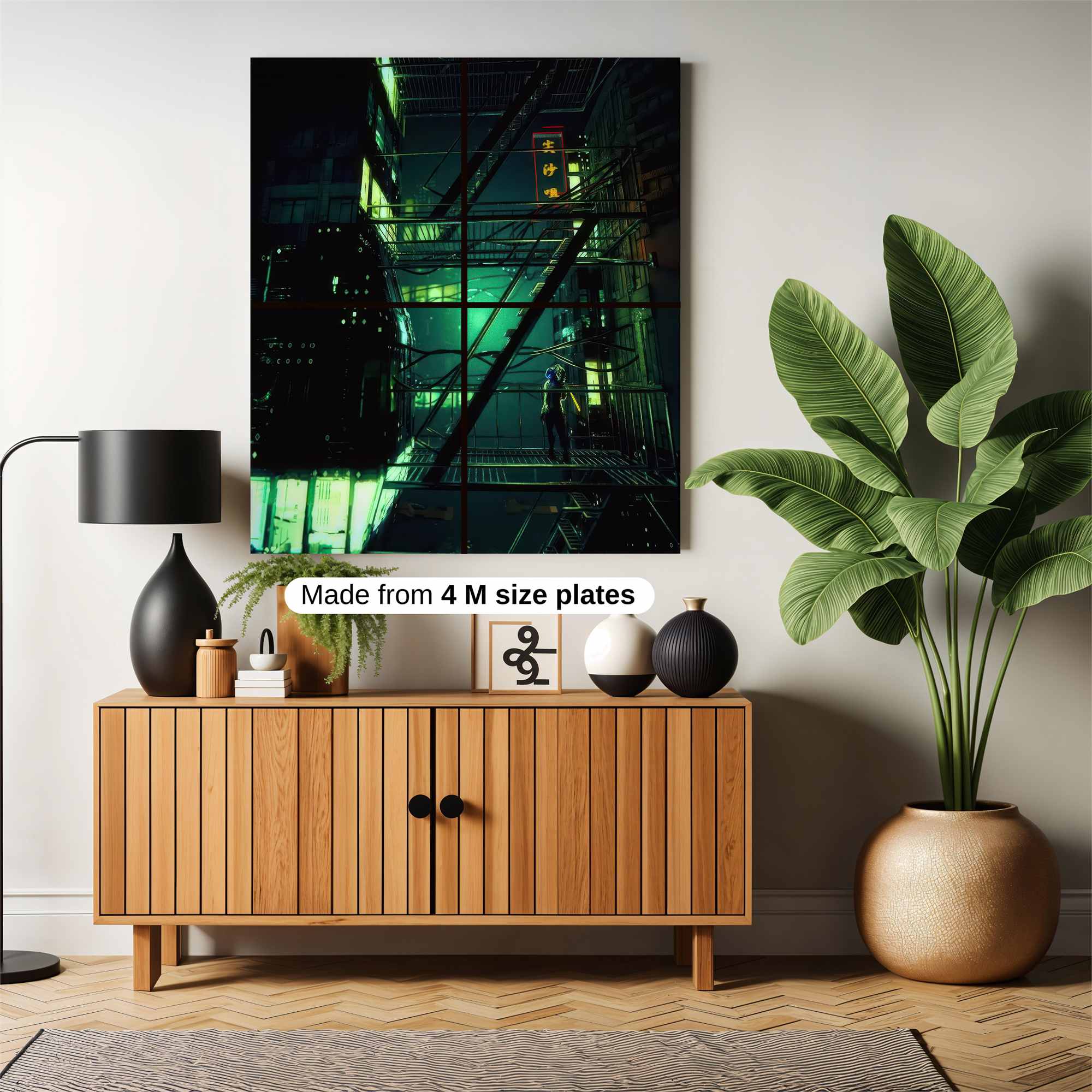 Neon Labyrinth Safe Wall Magnetic / M