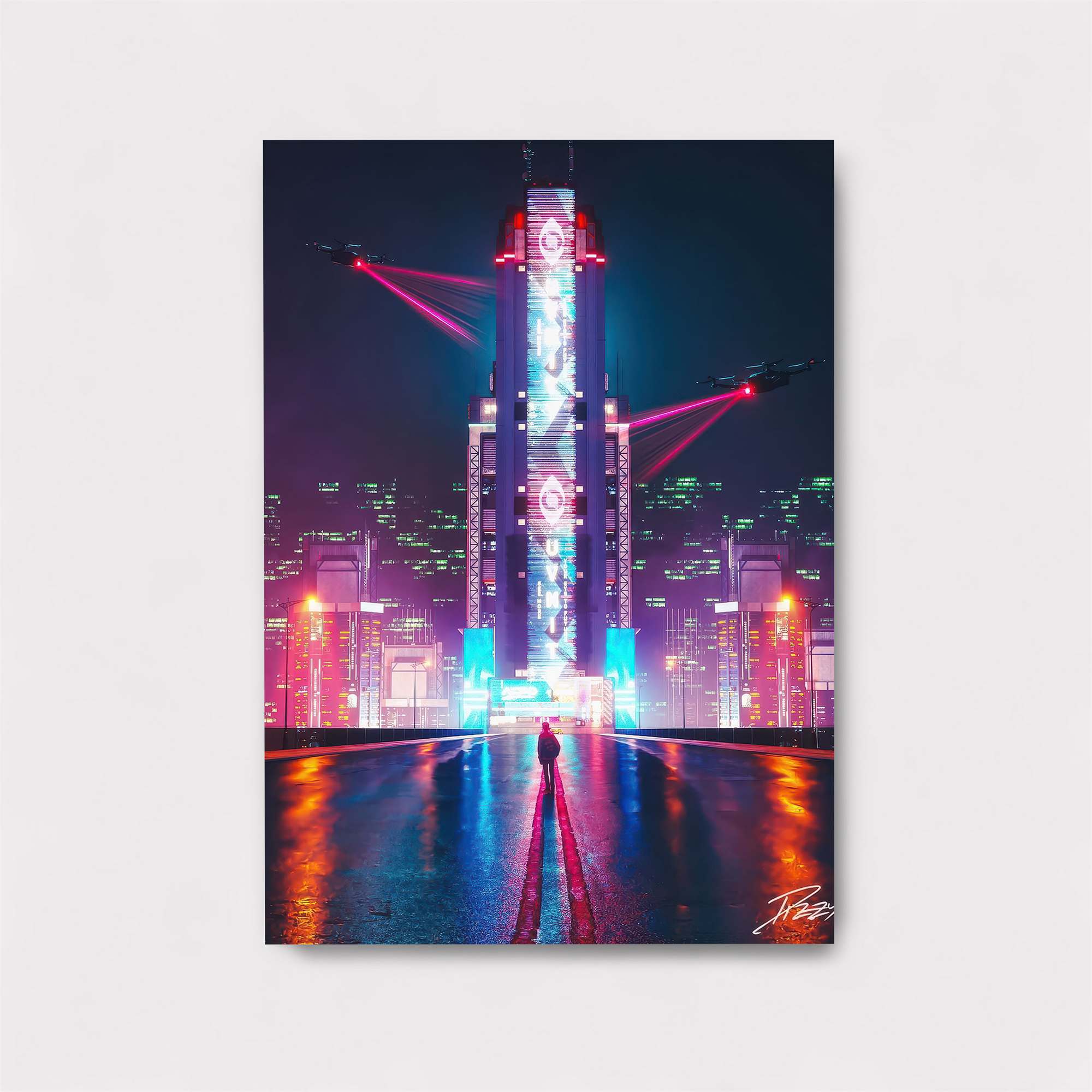 Futuristic Reverie Safe Wall Magnetic / M