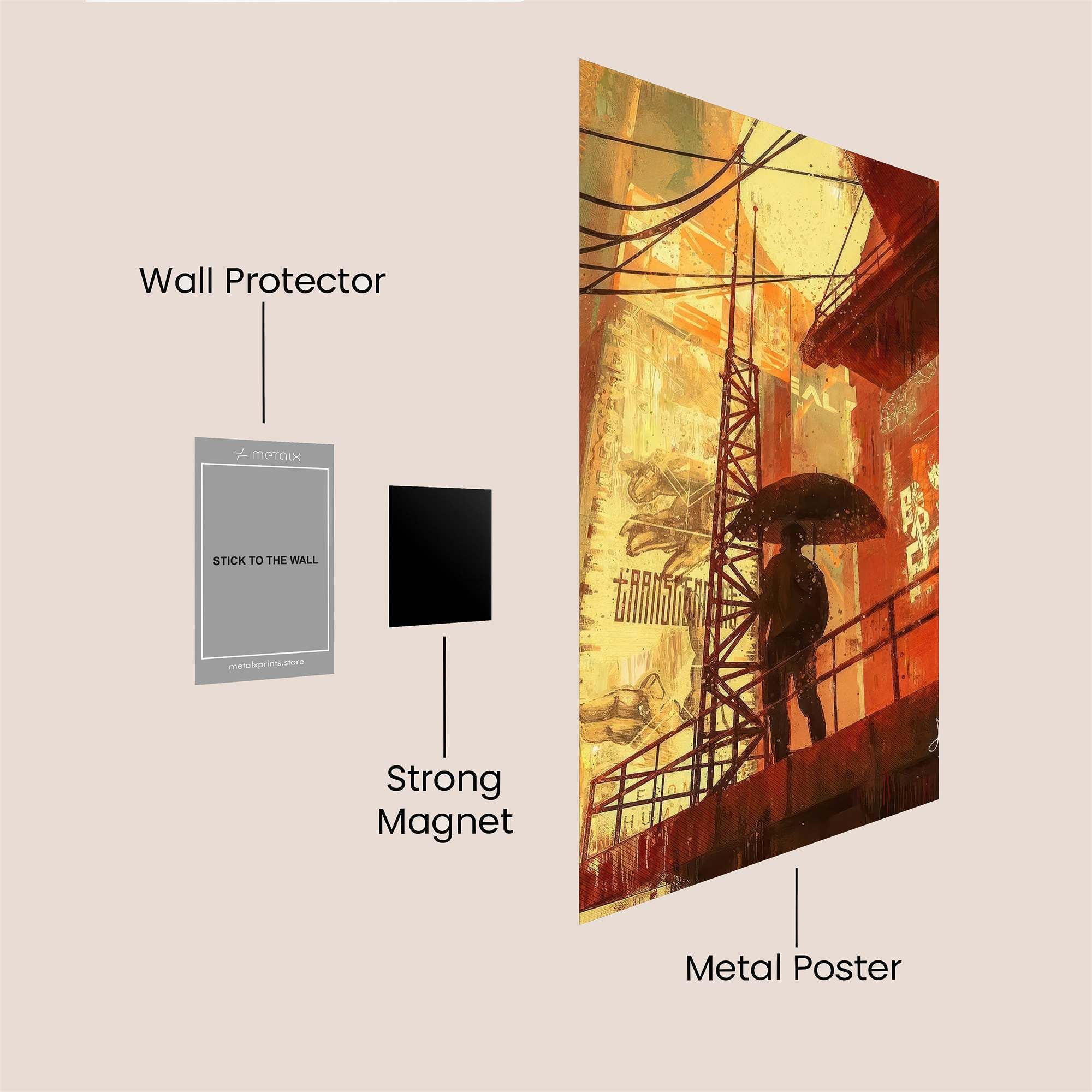 Galactic Mystery Safe Wall Magnetic / M