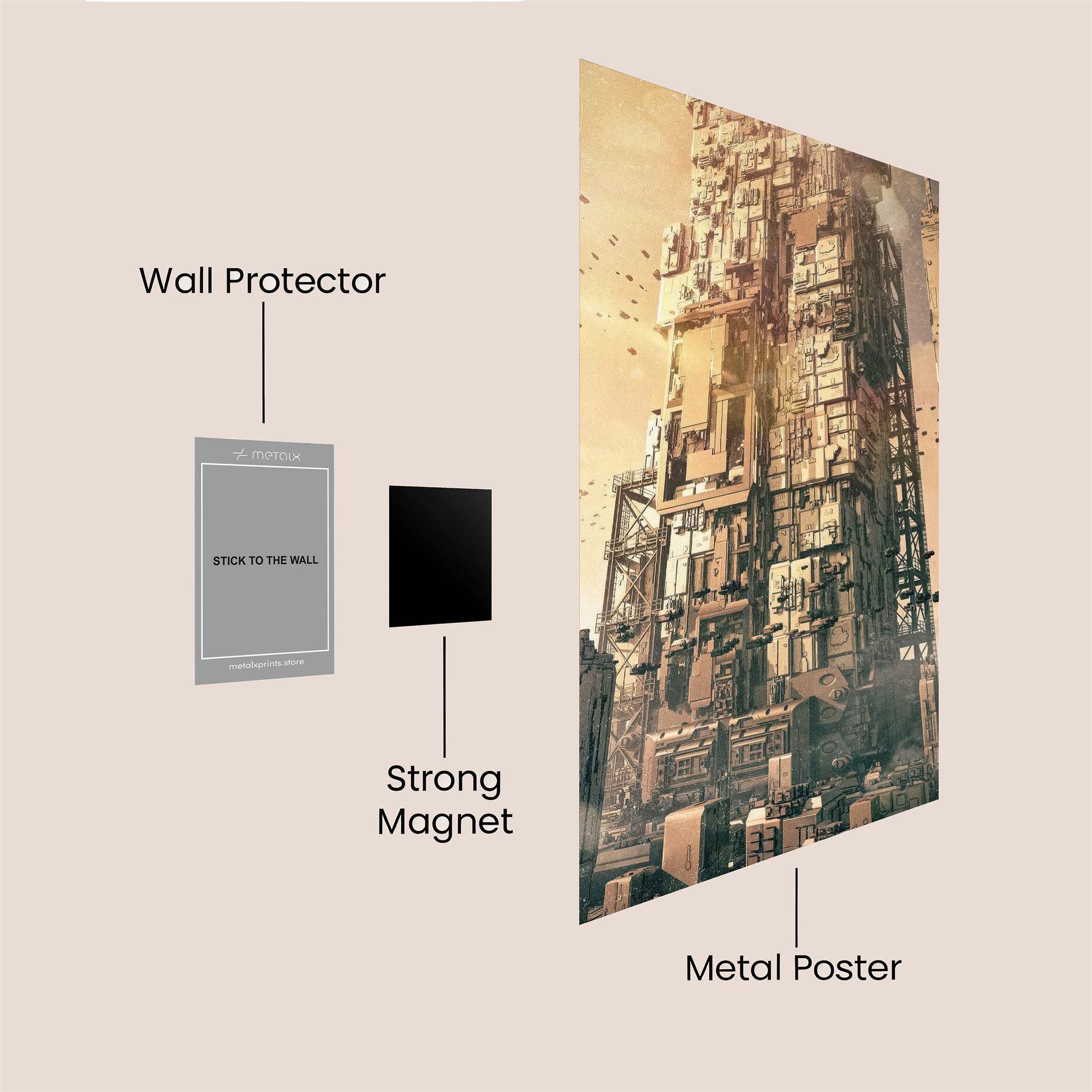 Monolithic Reverie Safe Wall Magnetic / M