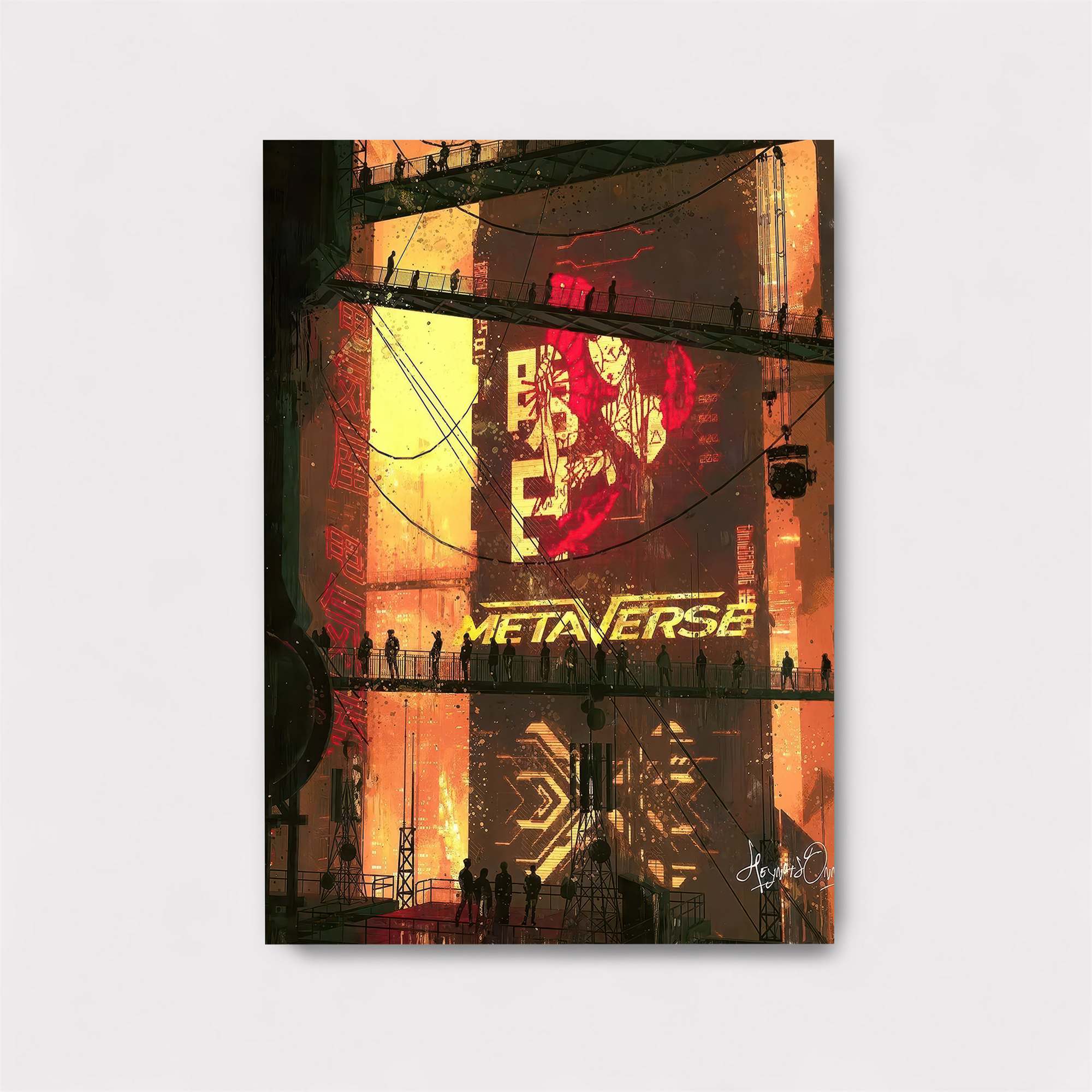 Metaverse Illumination Safe Wall Magnetic / M