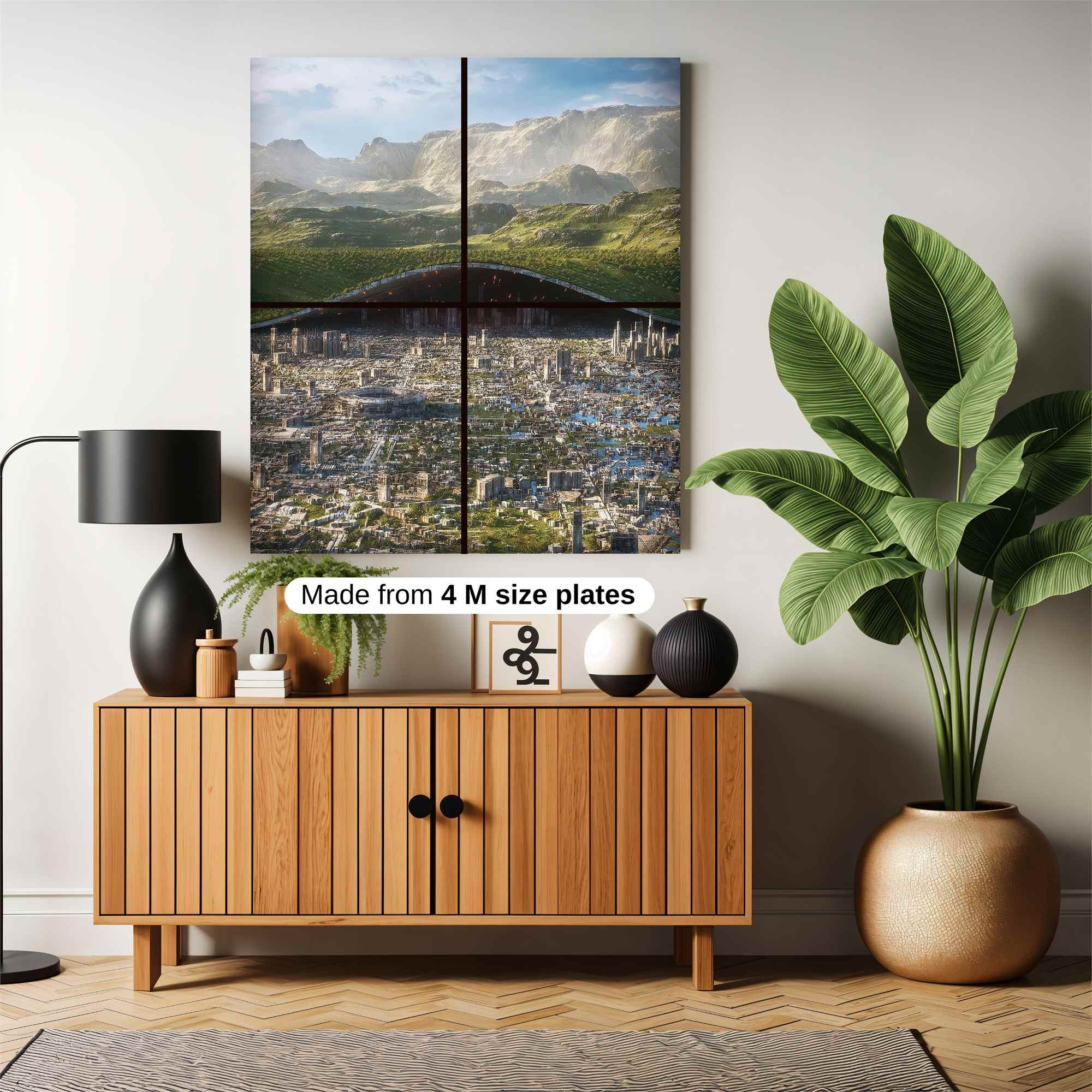 Futuristic Haven Safe Wall Magnetic / M