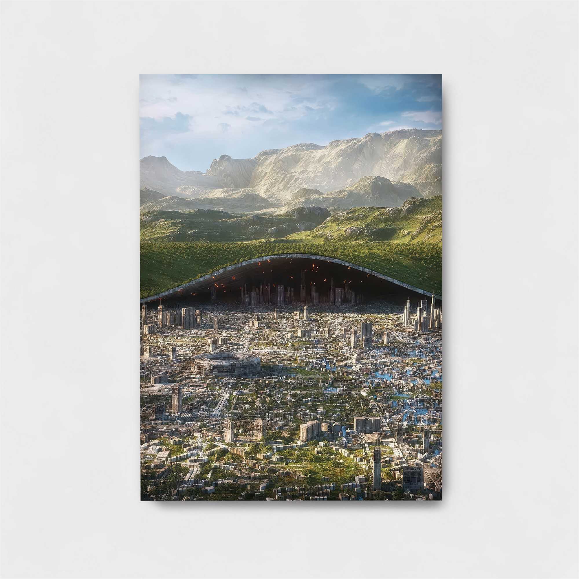 Futuristic Haven Safe Wall Magnetic / M