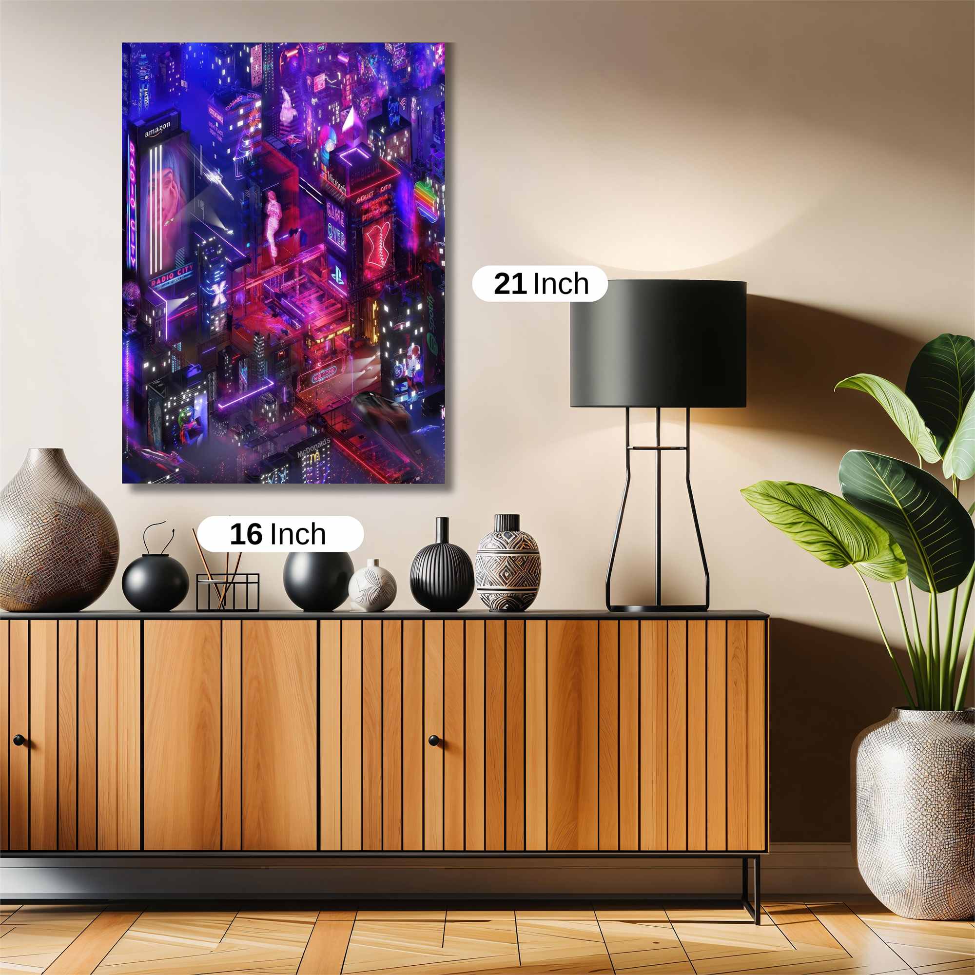 Neon Reverie Safe Wall Magnetic / M