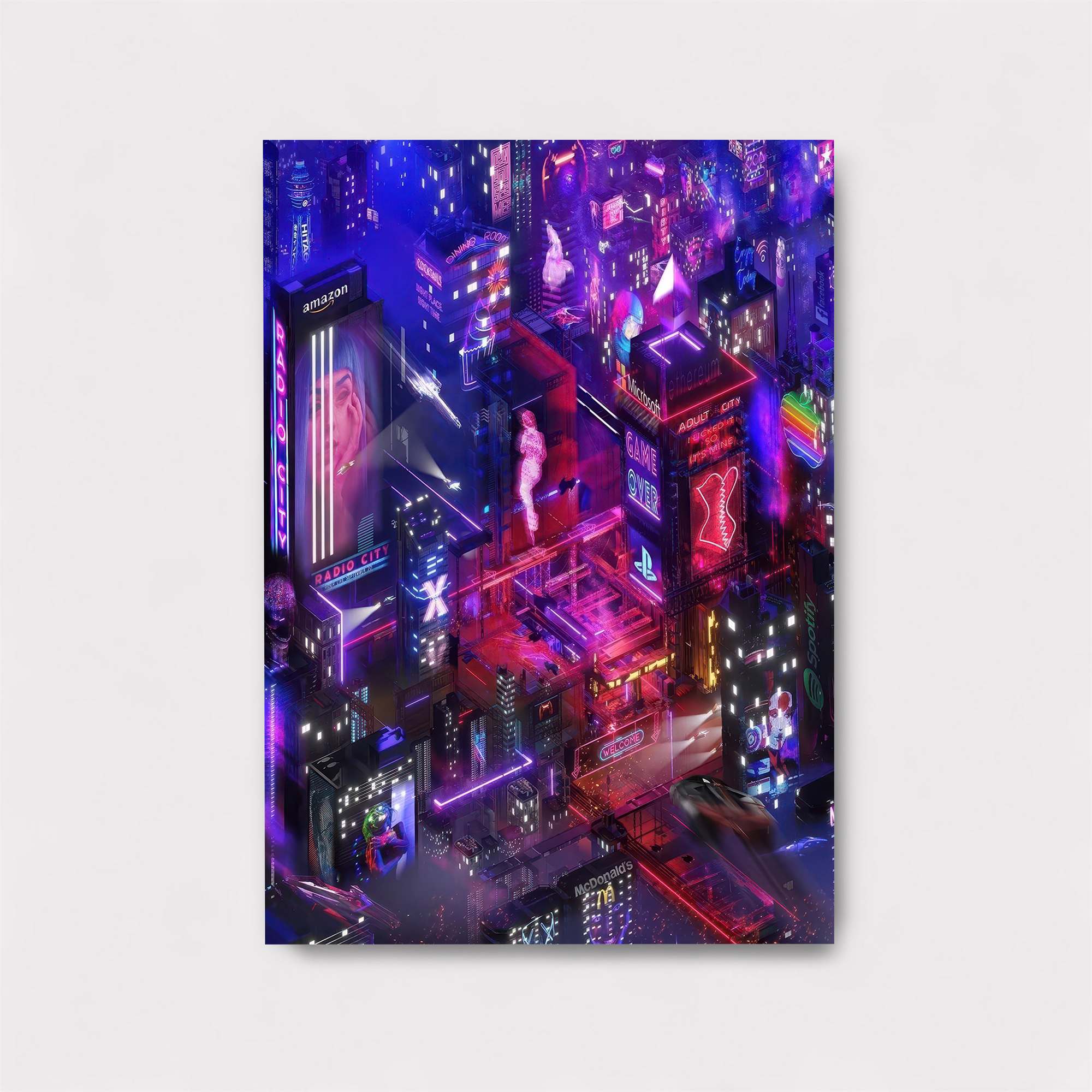 Neon Reverie Safe Wall Magnetic / M