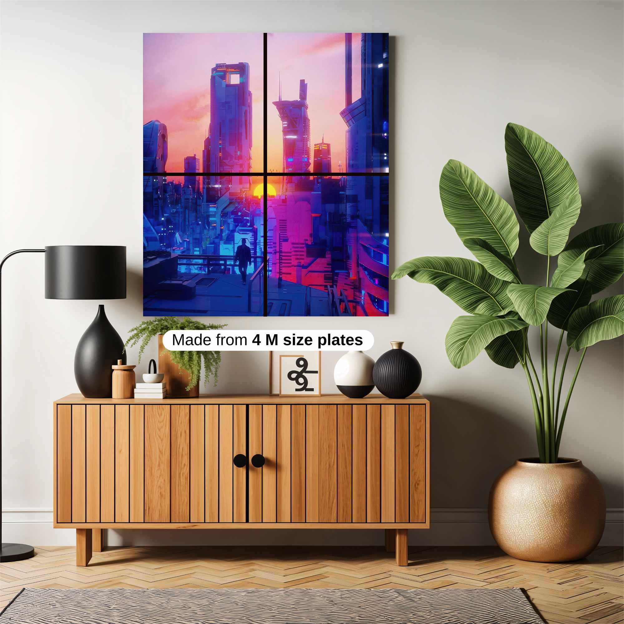 Neon Horizon Safe Wall Magnetic / M