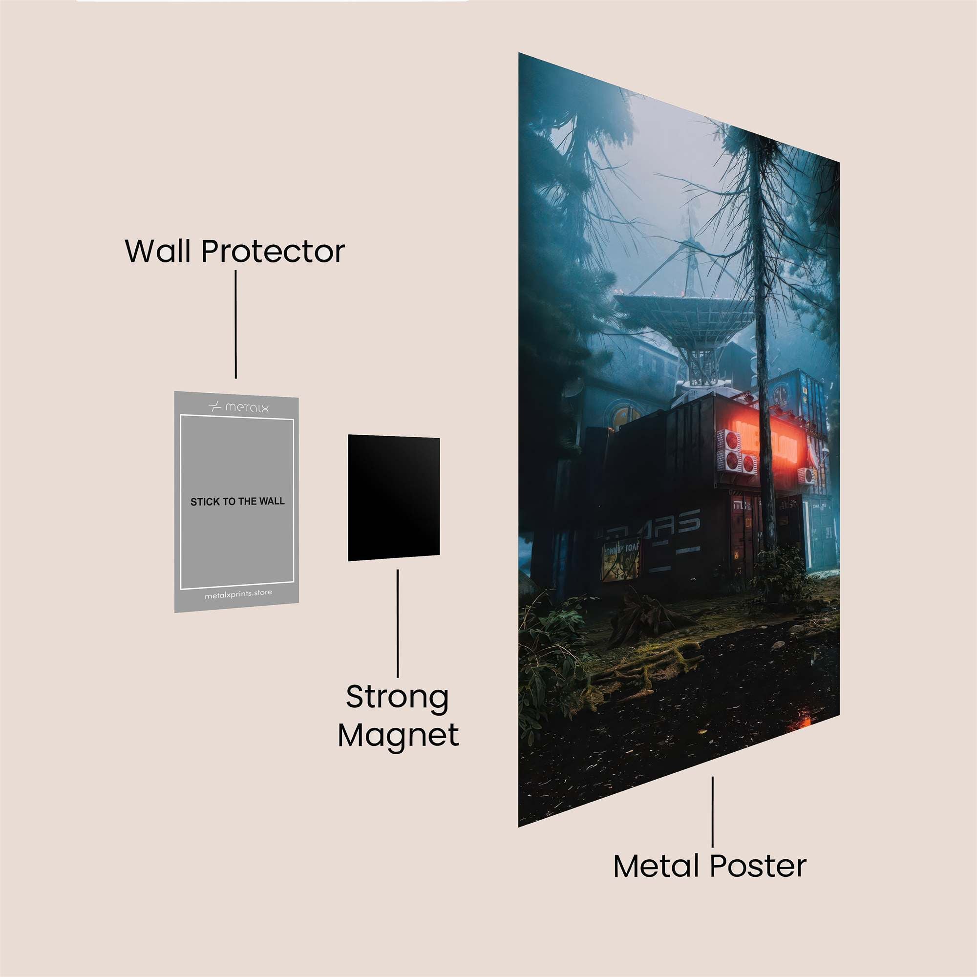 Mystic Enclave Safe Wall Magnetic / M