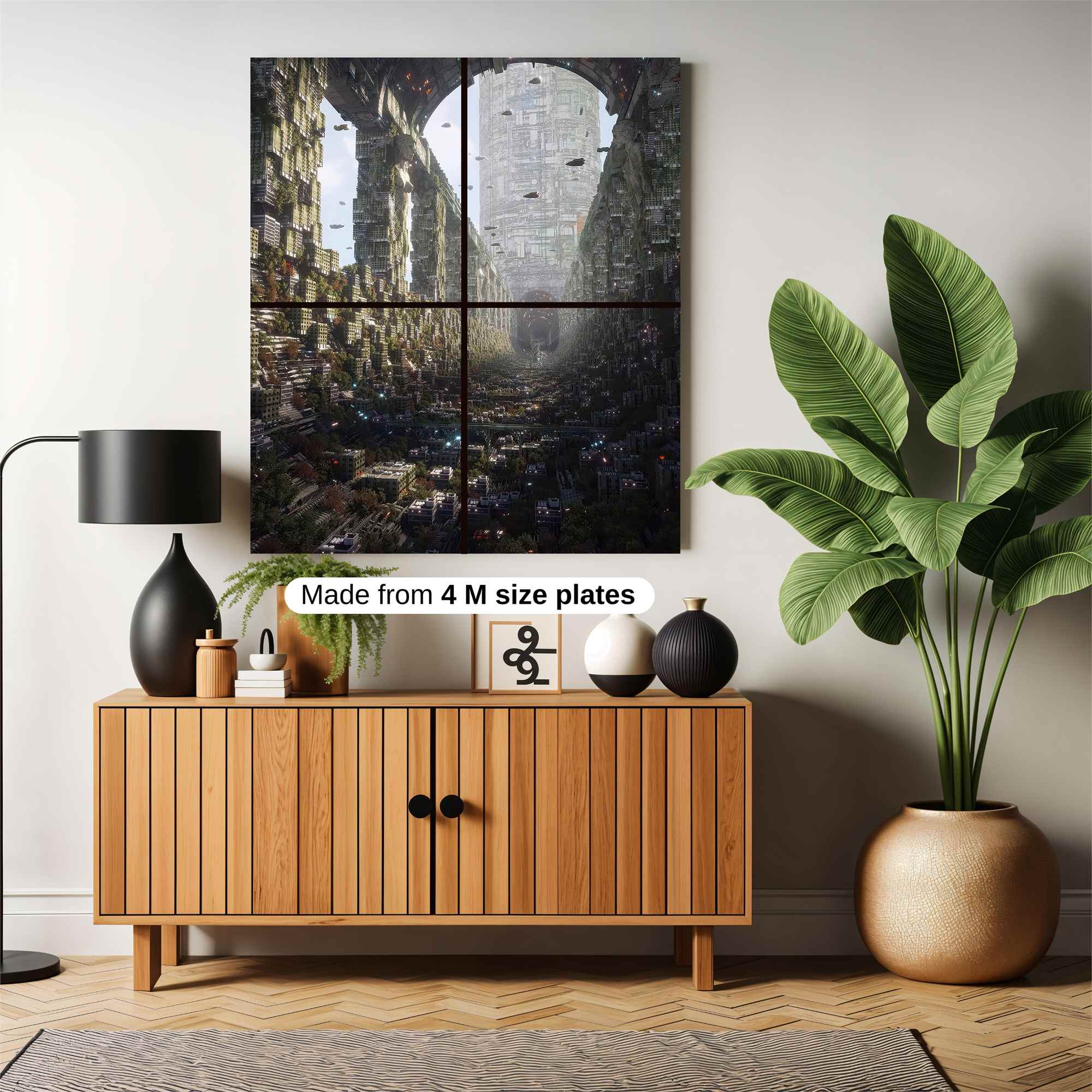 Futuristic Labyrinth Safe Wall Magnetic / M