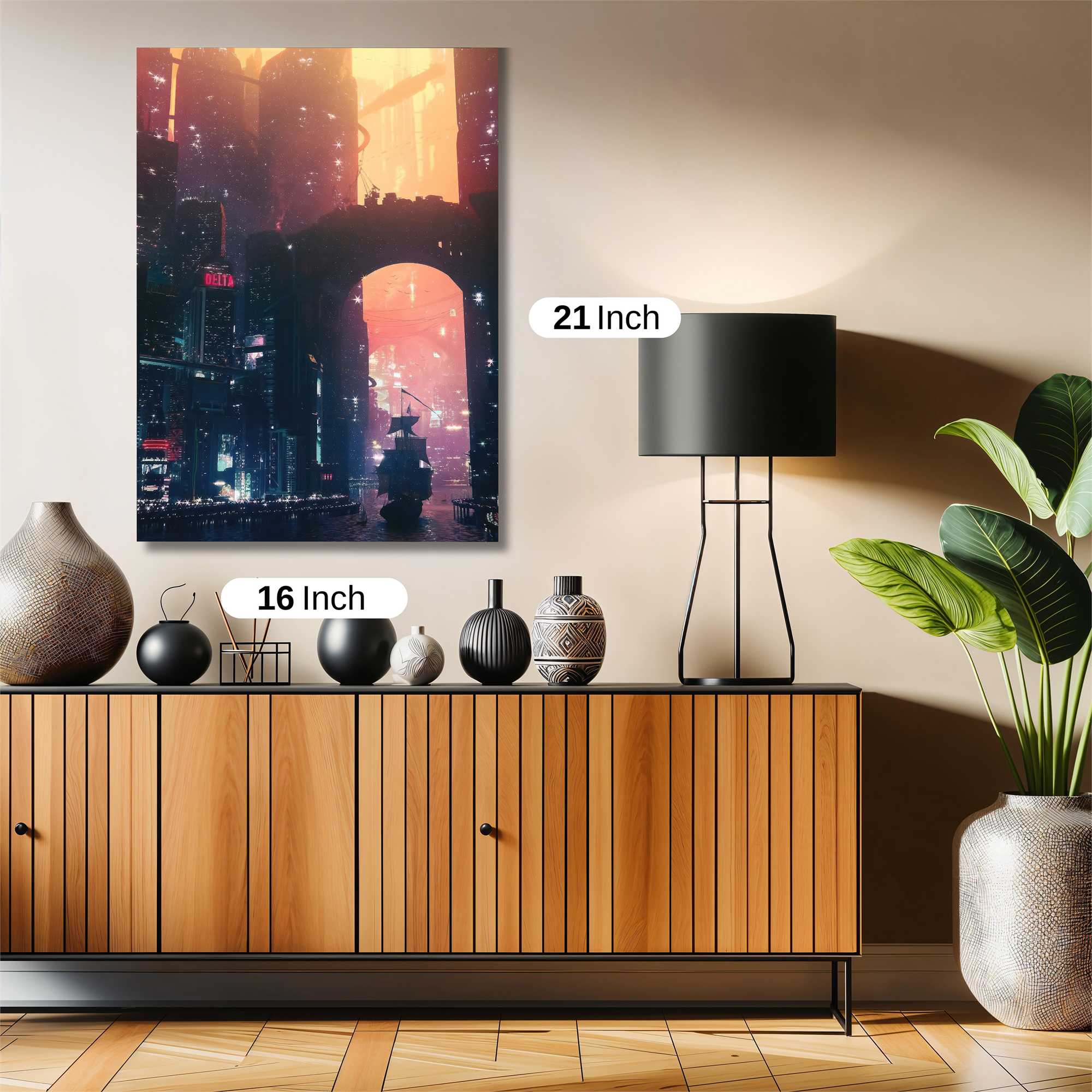 Neon Voyage Safe Wall Magnetic / M