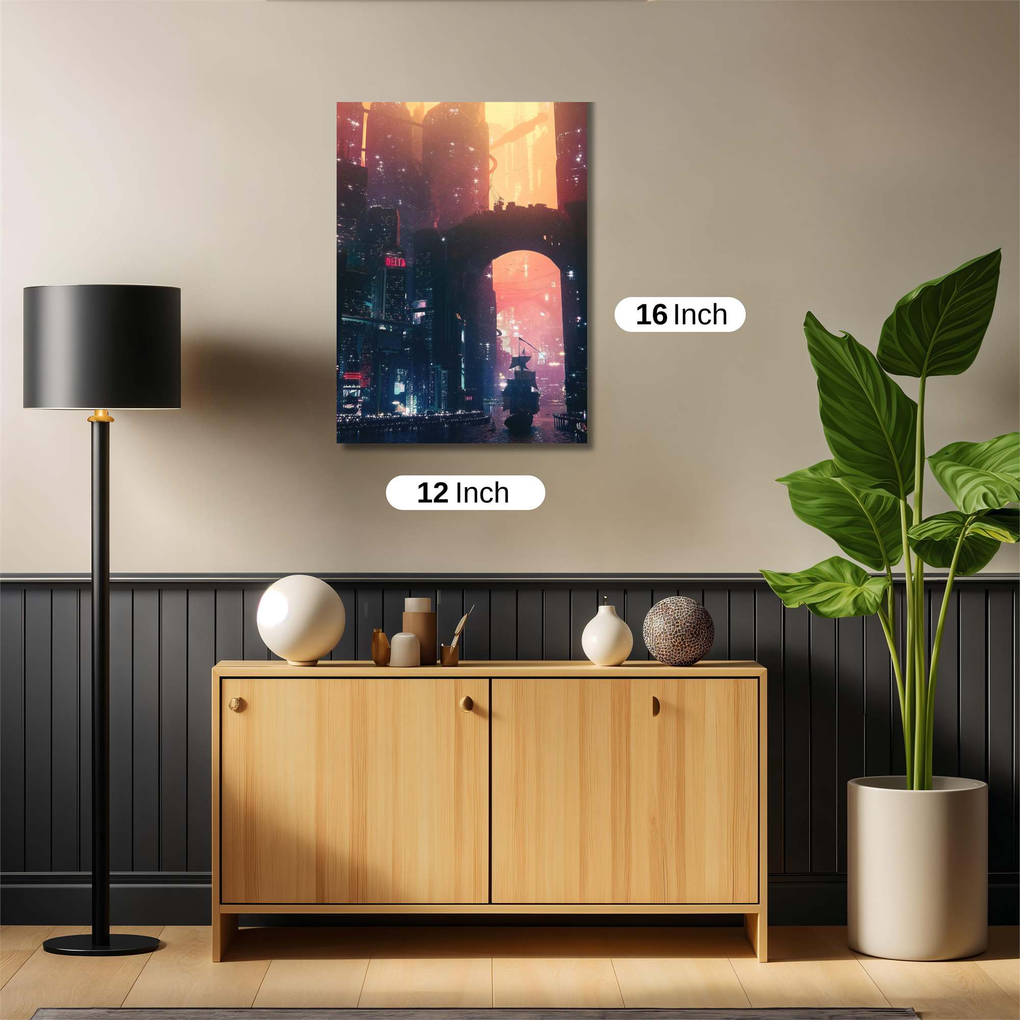 Neon Voyage Safe Wall Magnetic / M