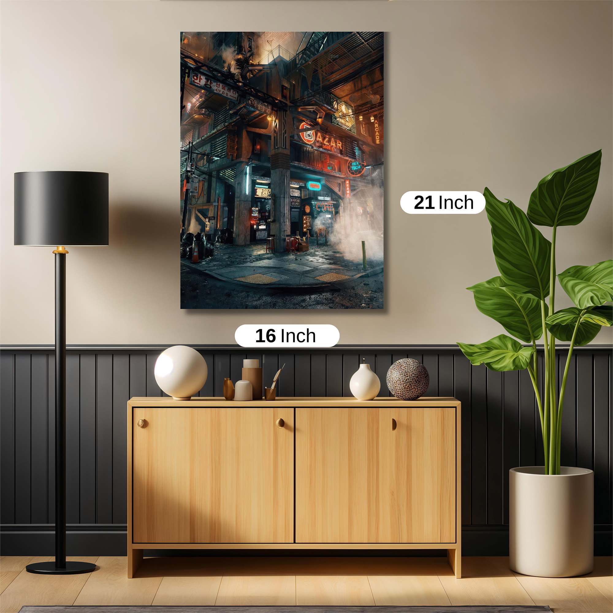 Neon Boulevard Safe Wall Magnetic / M