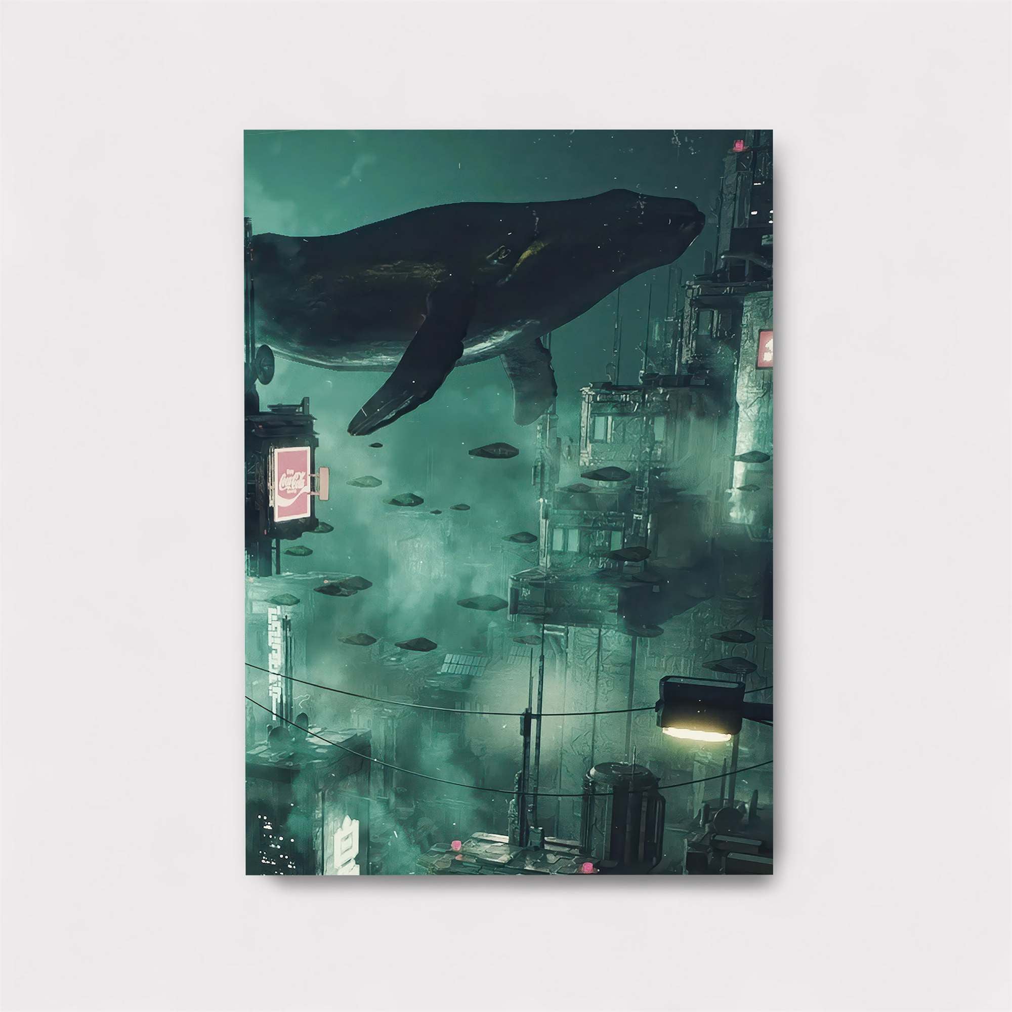 Whale Dreamscapes Safe Wall Magnetic / M
