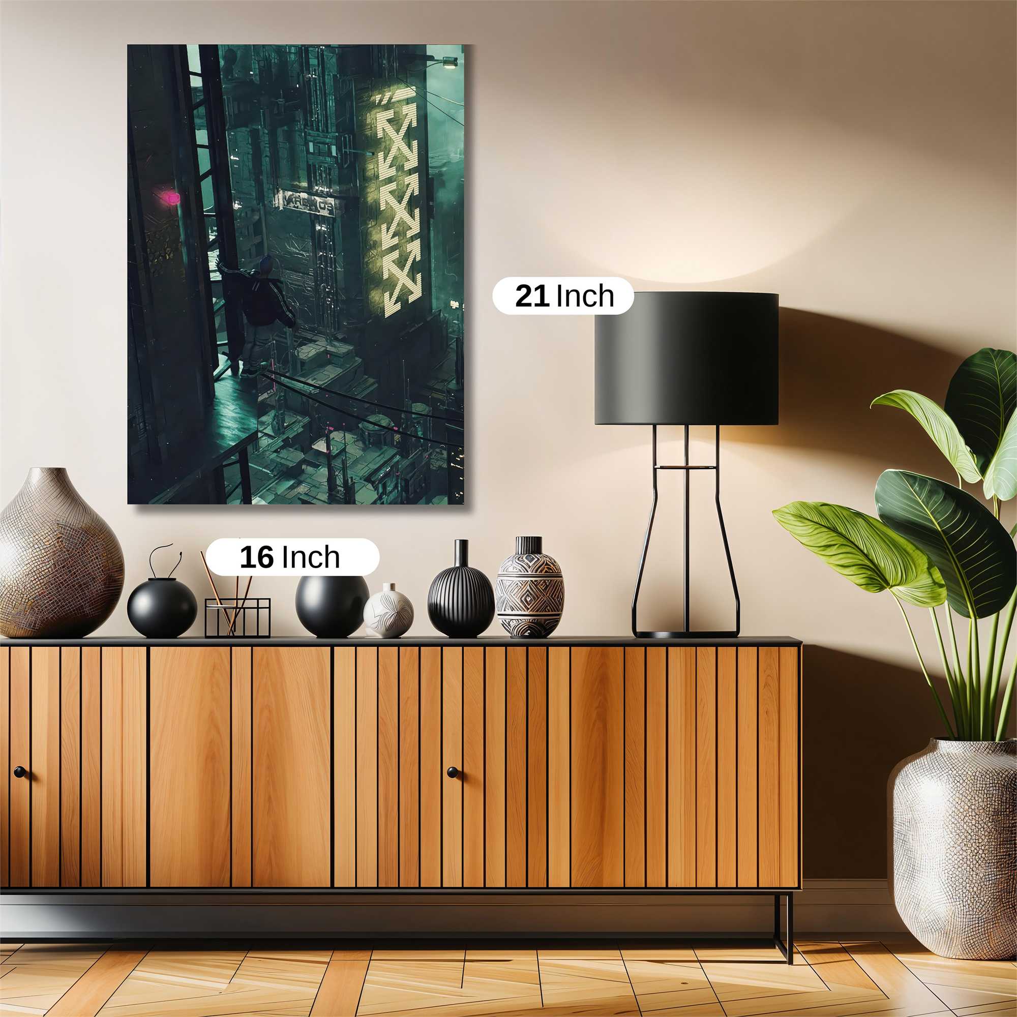 Neon Descent Safe Wall Magnetic / M