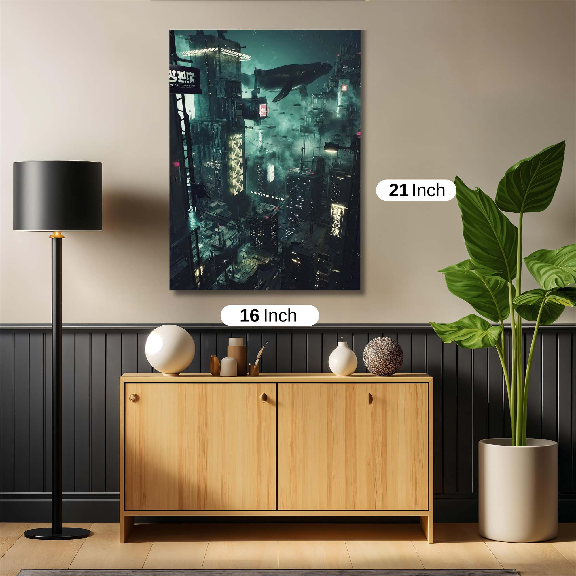 Whale Reverie Safe Wall Magnetic / M