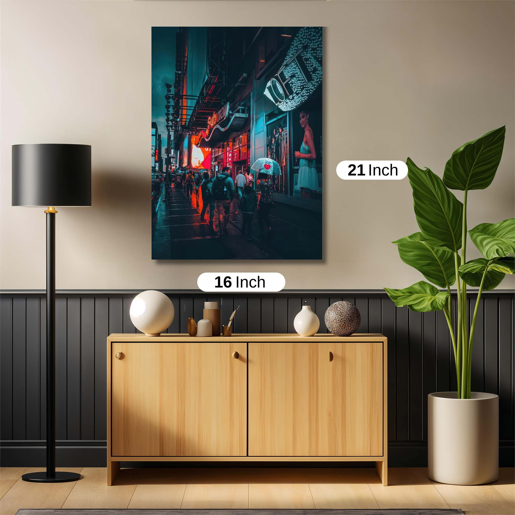 Neon Serenity Safe Wall Magnetic / M