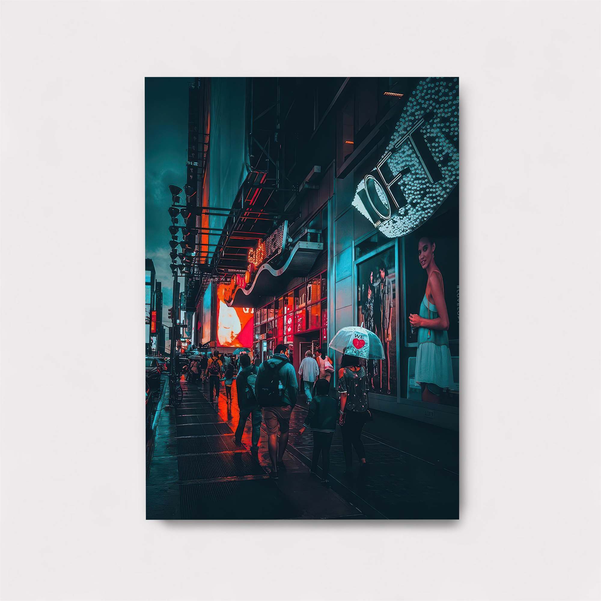 Neon Serenity Safe Wall Magnetic / M