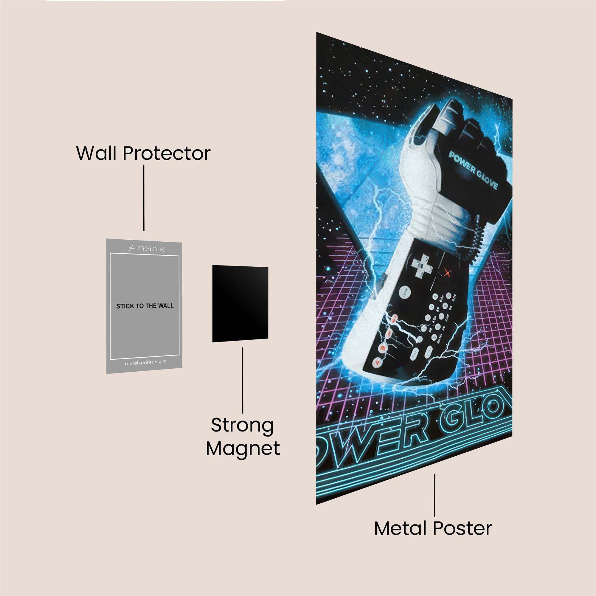 Power Surge Safe Wall Magnetic / M