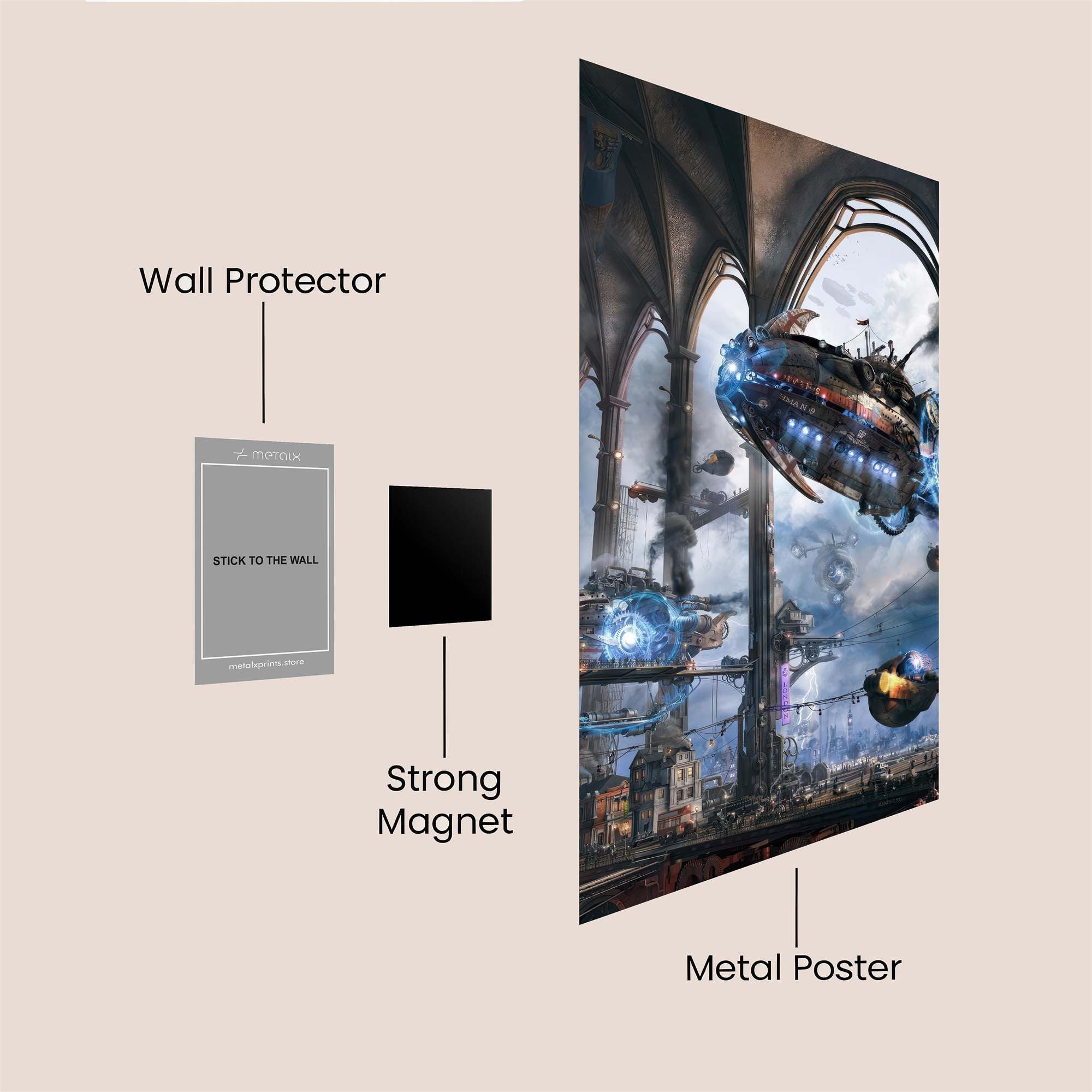Skyward Majesty Safe Wall Magnetic / M