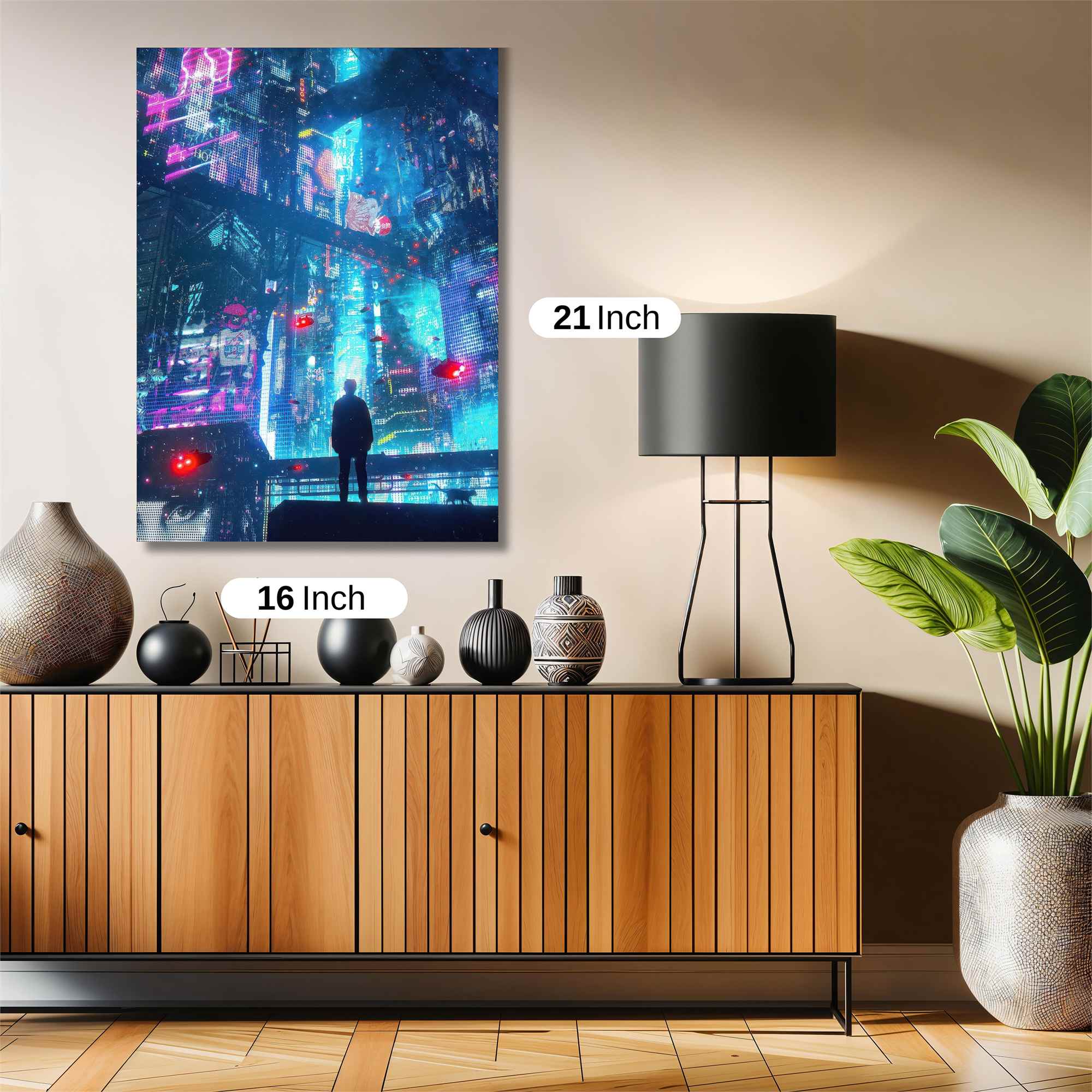 Neon Dreams Safe Wall Magnetic / M