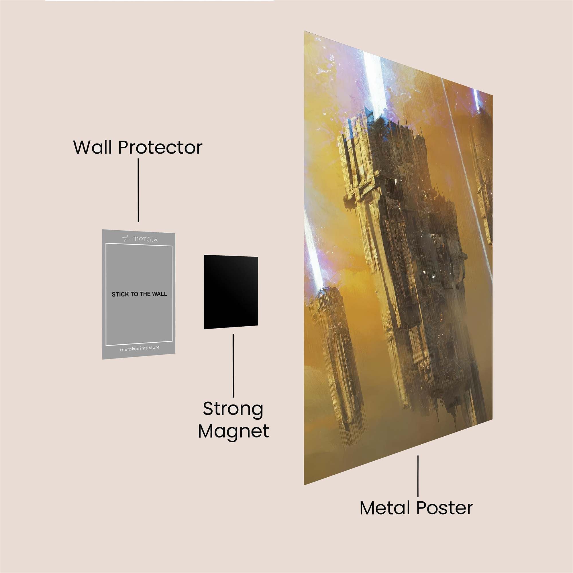 Celestial Descent Safe Wall Magnetic / M
