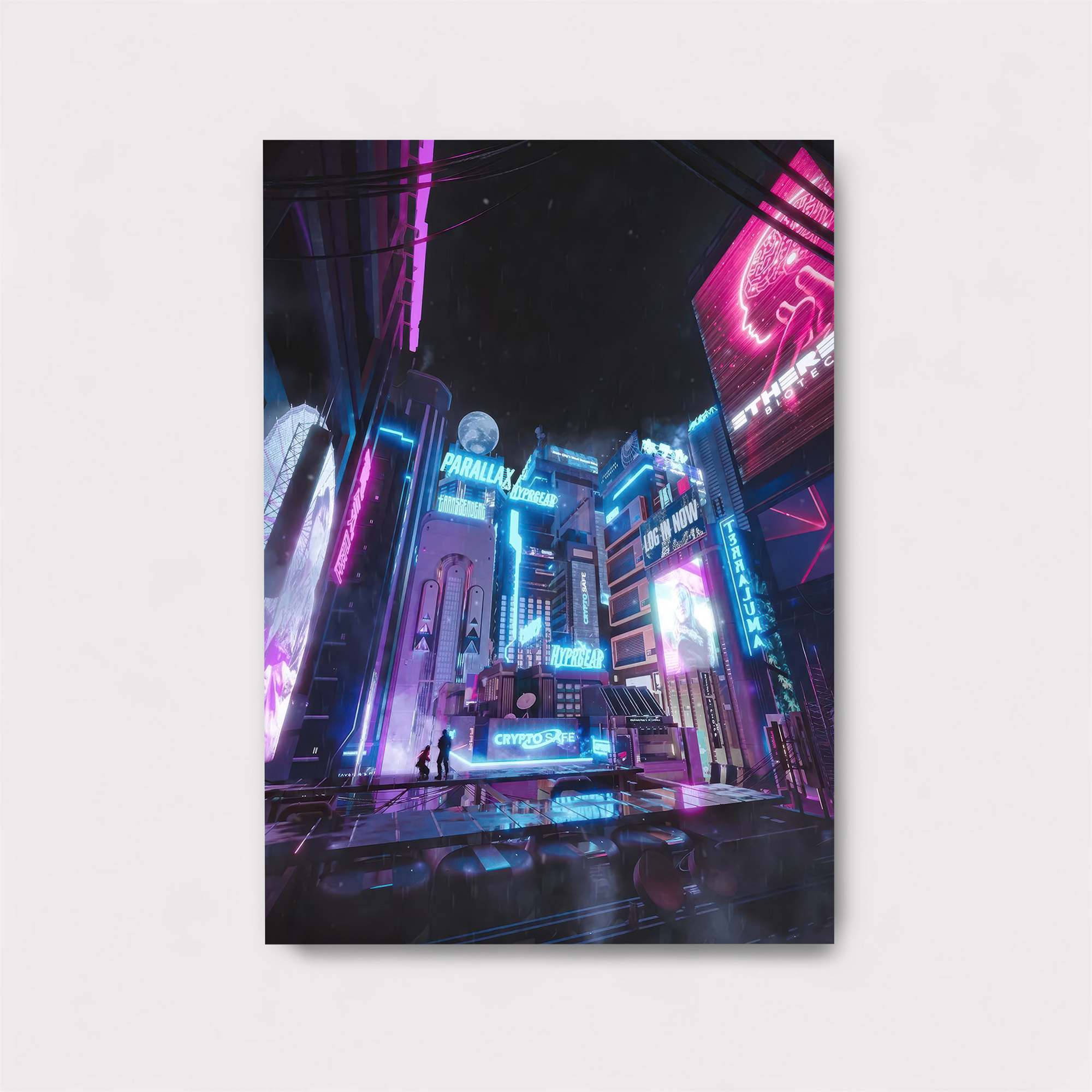 Neon Dreams Safe Wall Magnetic / M