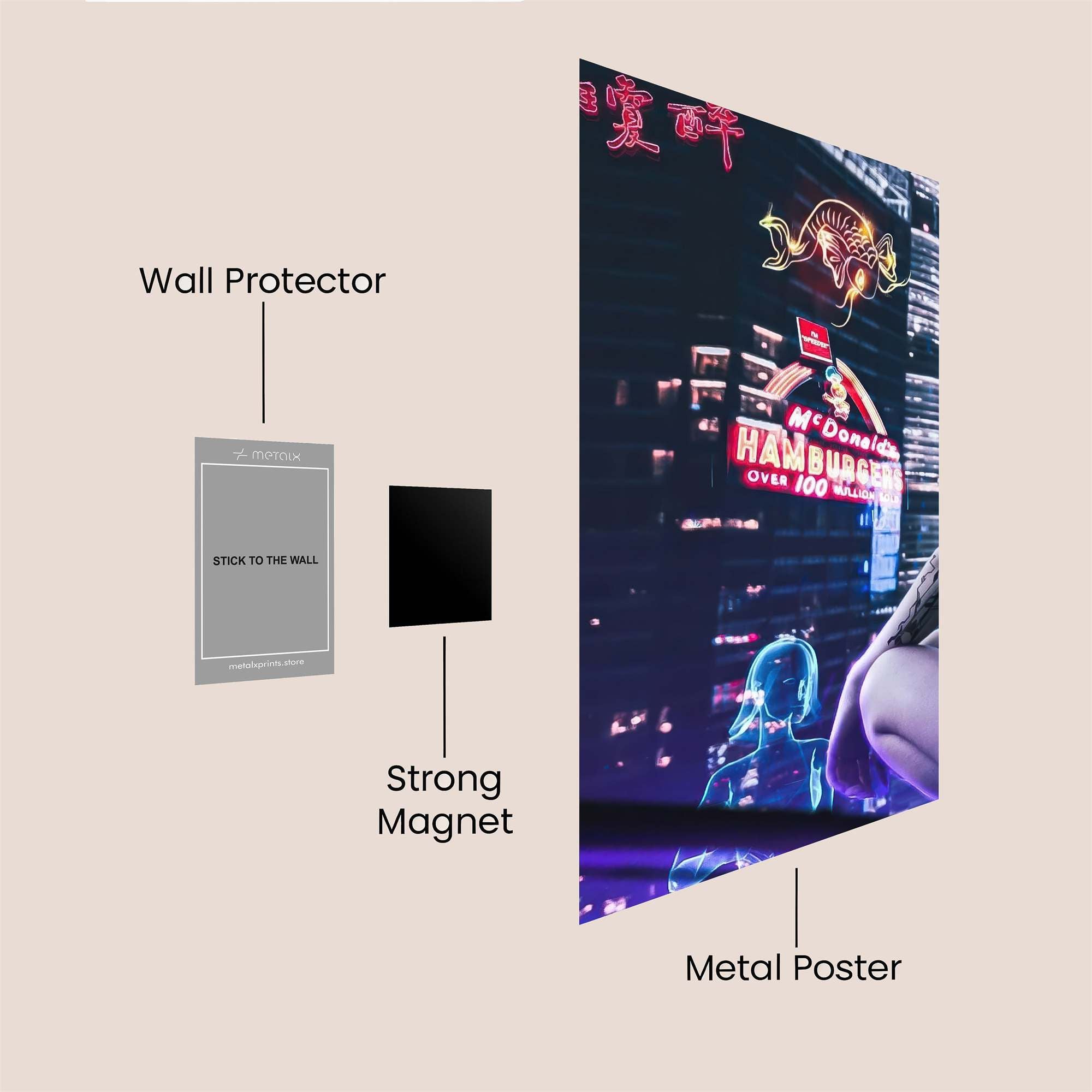 Urban Solitude Safe Wall Magnetic / M