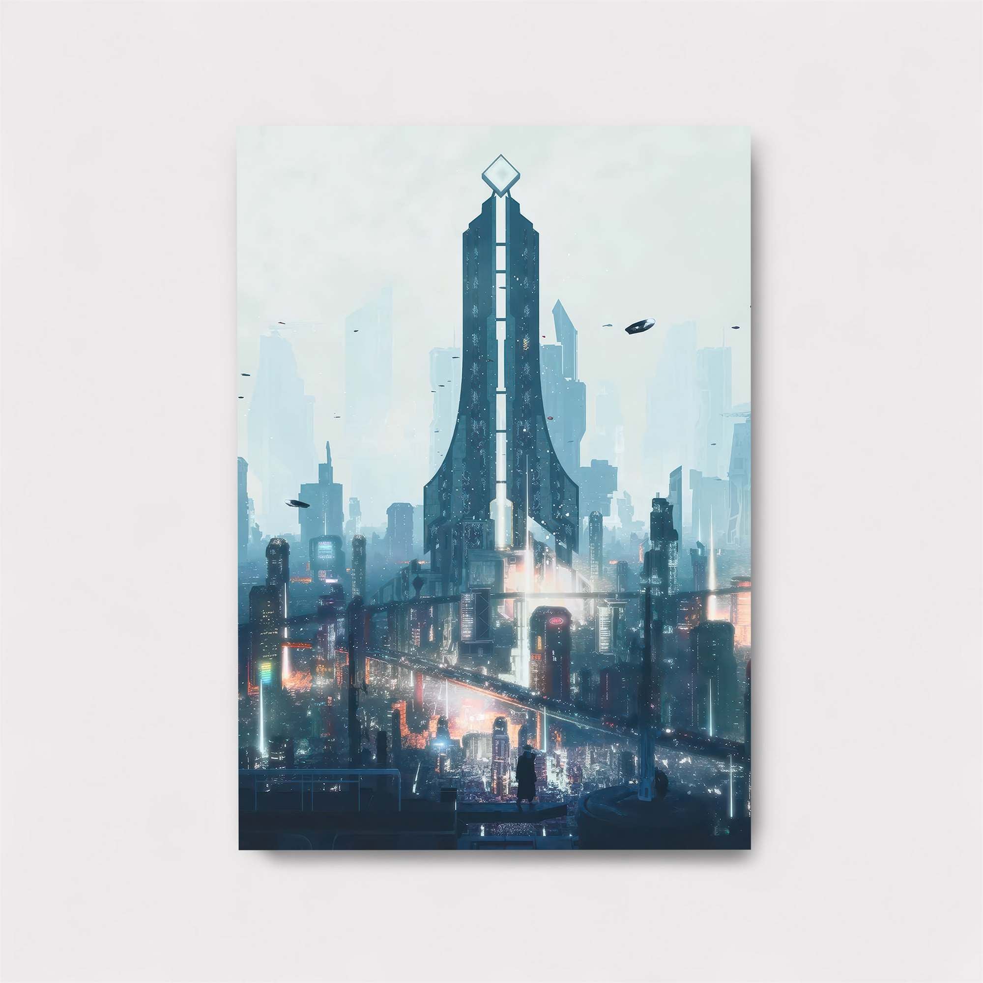 Futuristic Panorama Safe Wall Magnetic / M