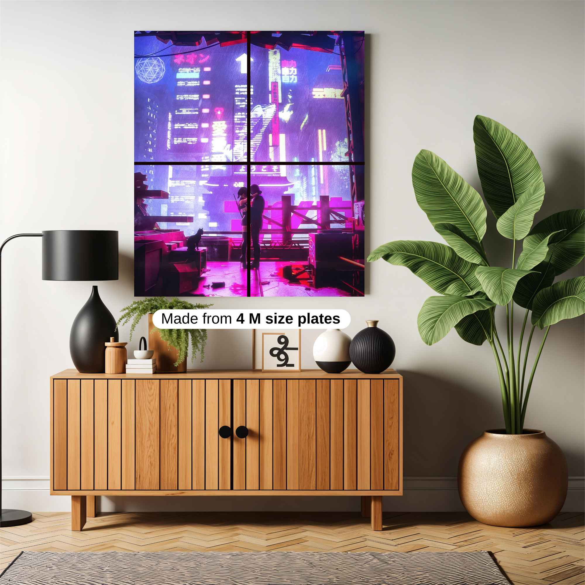 Neon Embrace Safe Wall Magnetic / M