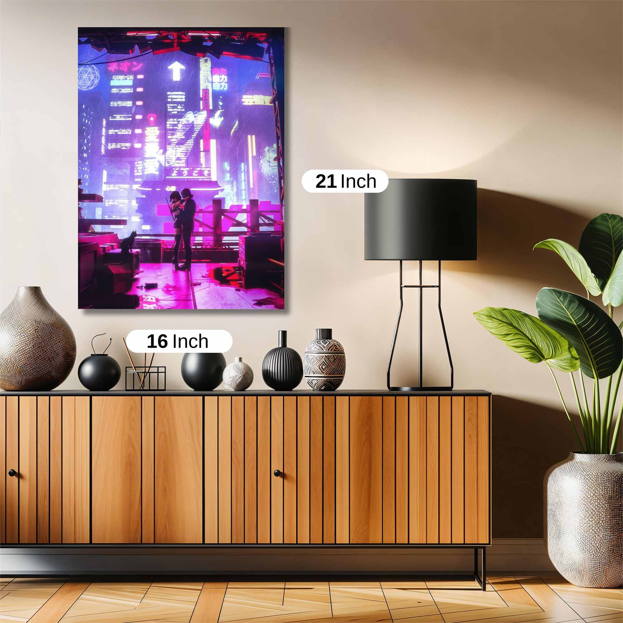 Neon Embrace Safe Wall Magnetic / M