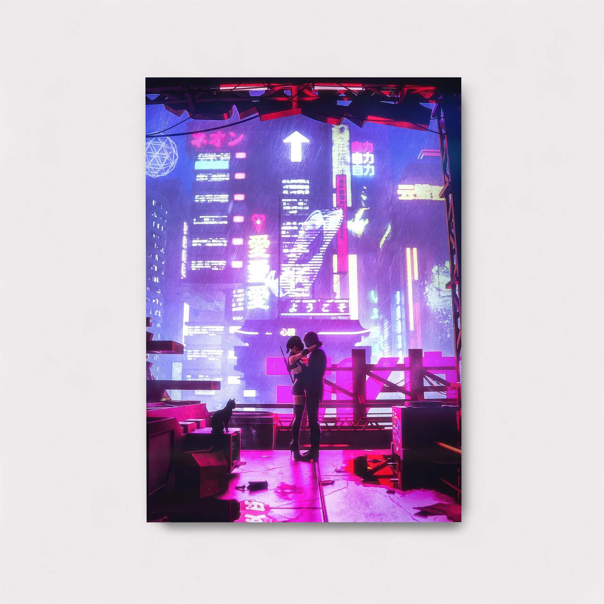 Neon Embrace Safe Wall Magnetic / M