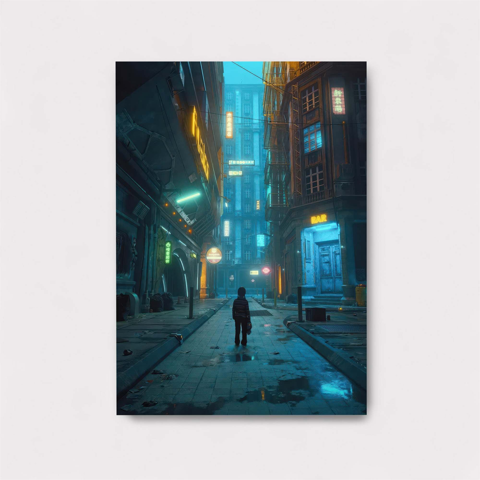 Neon Solitude Safe Wall Magnetic / M