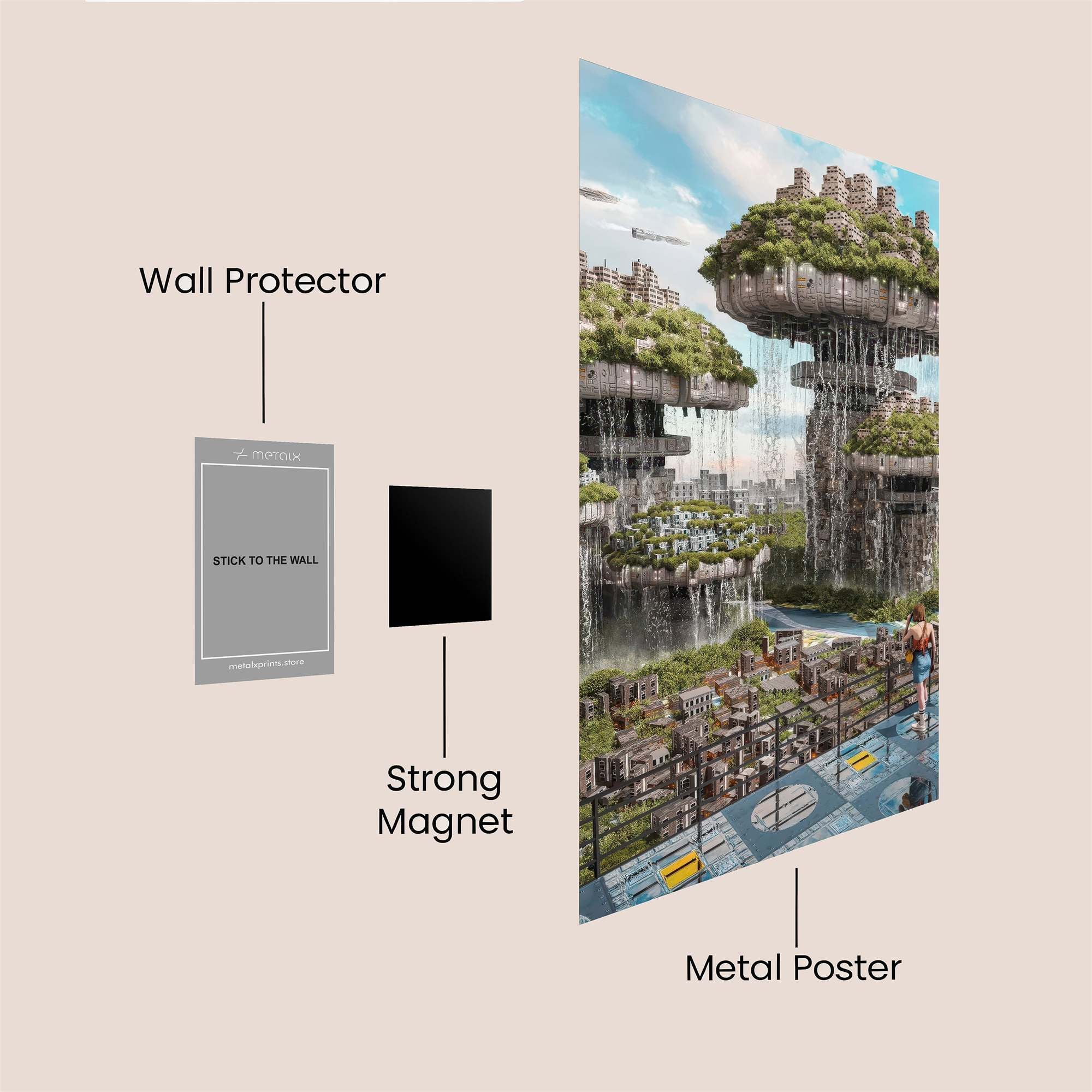 Skyward Utopia Safe Wall Magnetic / M