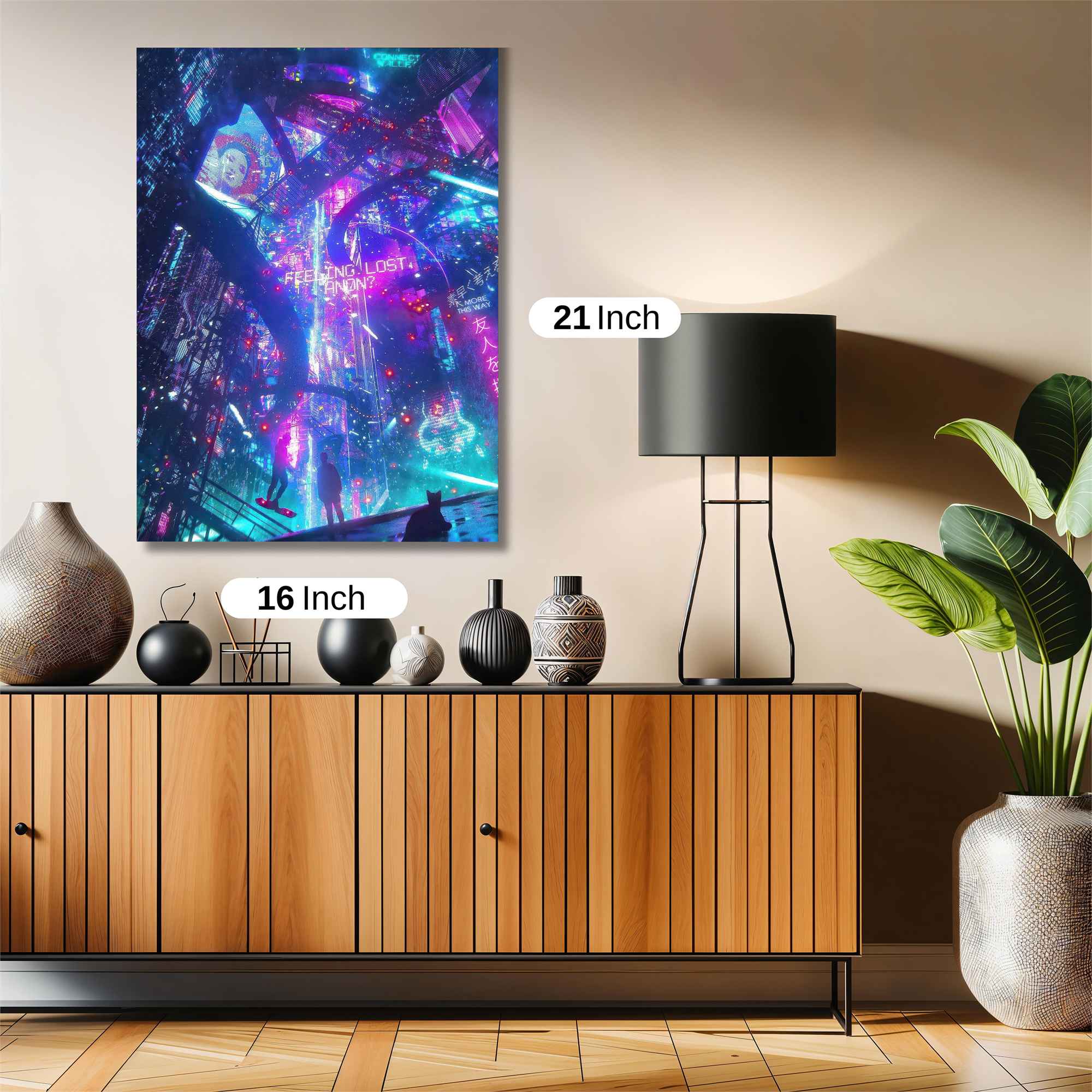 Neon Dreams Safe Wall Magnetic / M