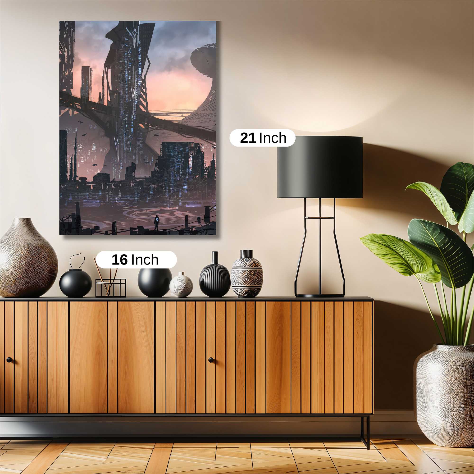 Futuristic Reverie Safe Wall Magnetic / M