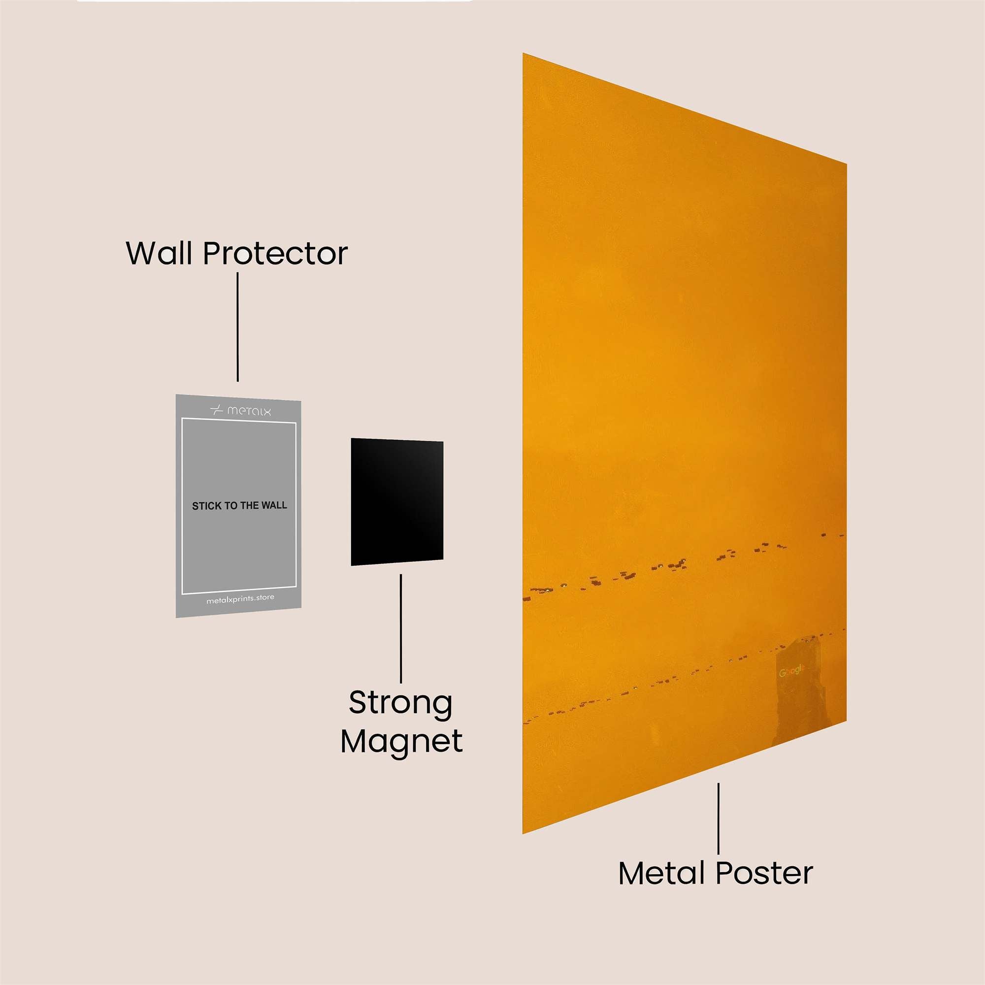 Sunset Reverie Safe Wall Magnetic / M