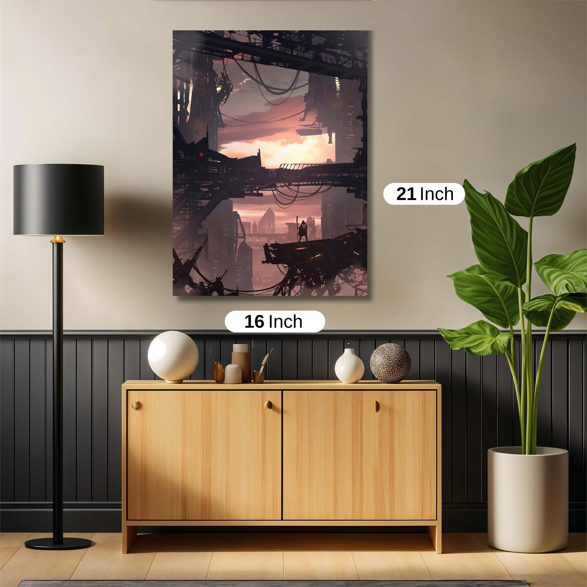 City Ruinscape Safe Wall Magnetic / M