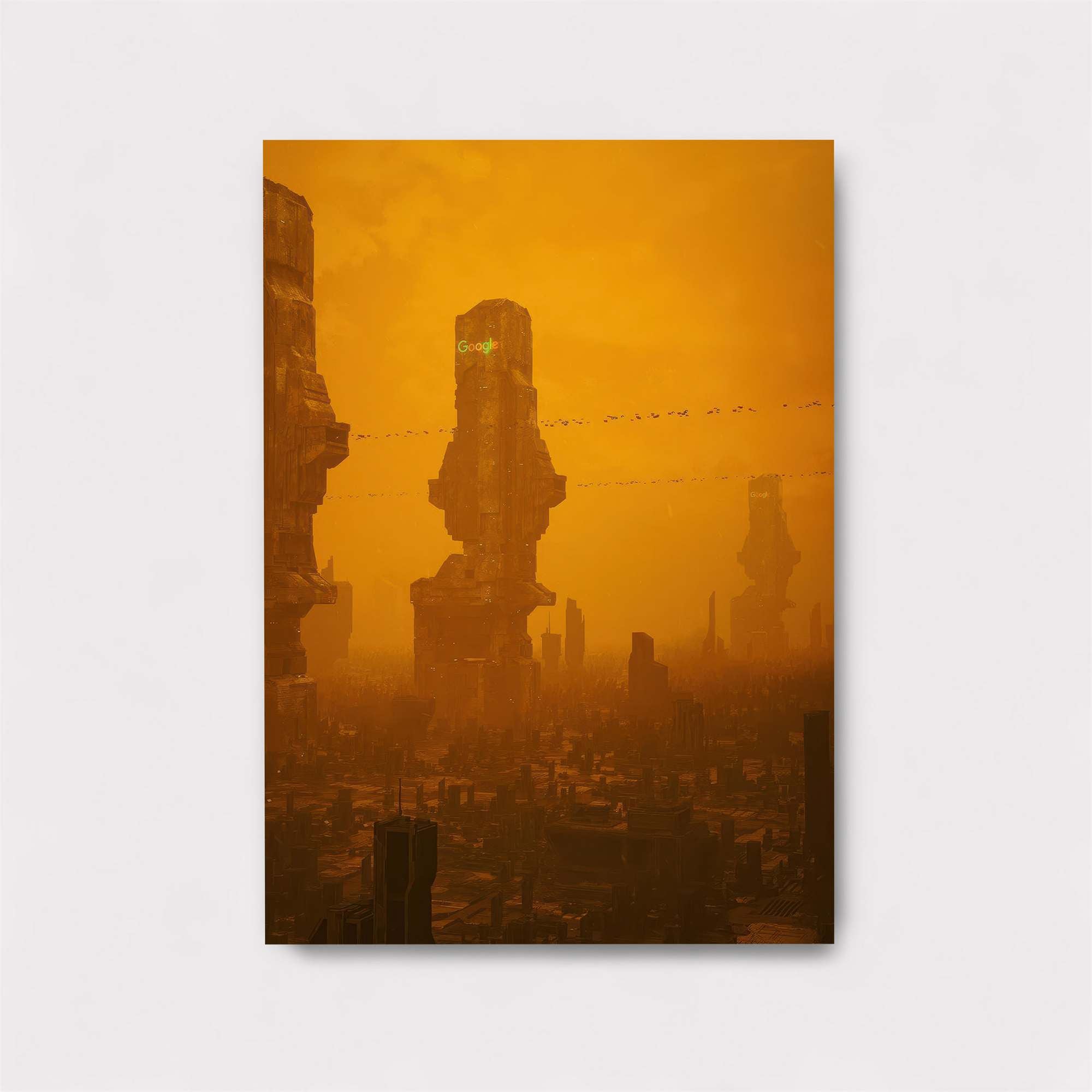 Dystopian Sundown Safe Wall Magnetic / M