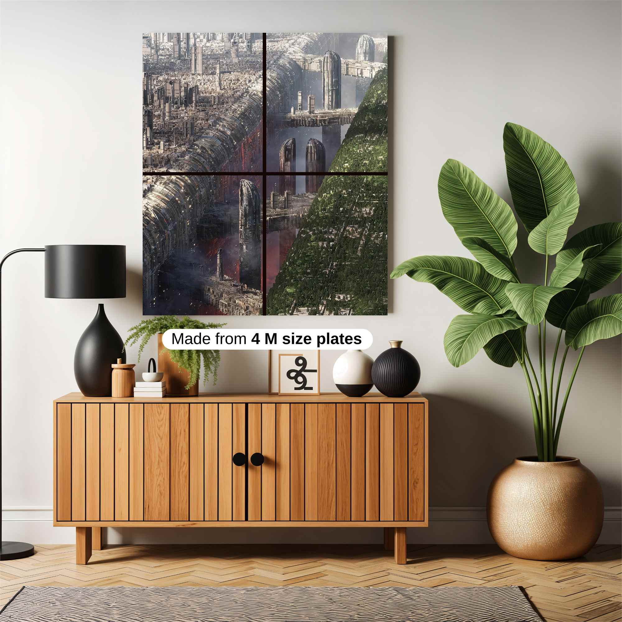 Dystopian Divide Safe Wall Magnetic / M